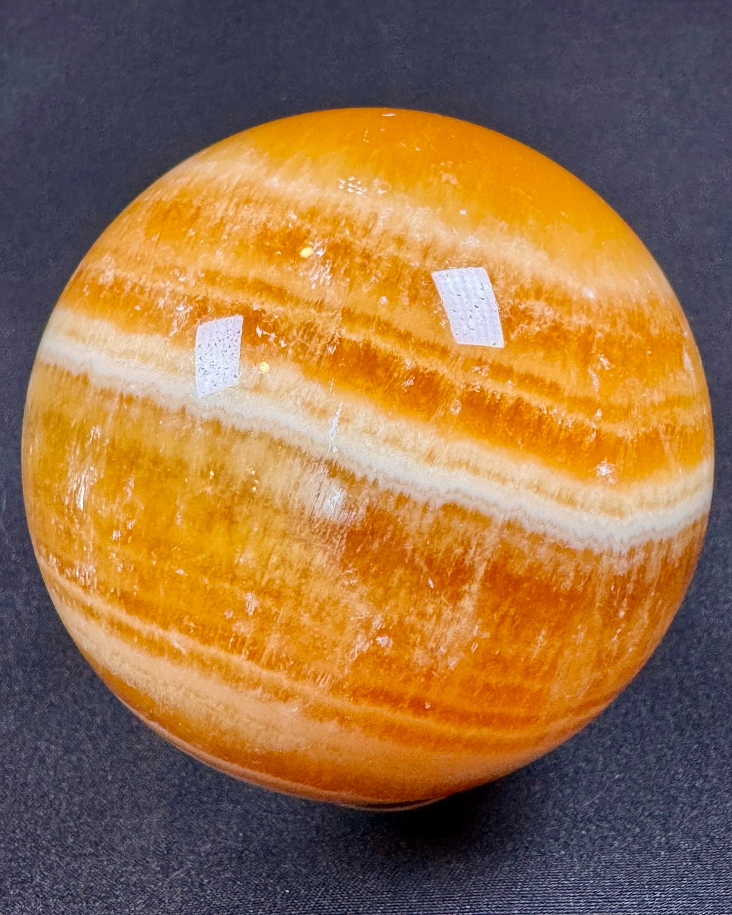 Orange Calcite Sphere - Powers Gems