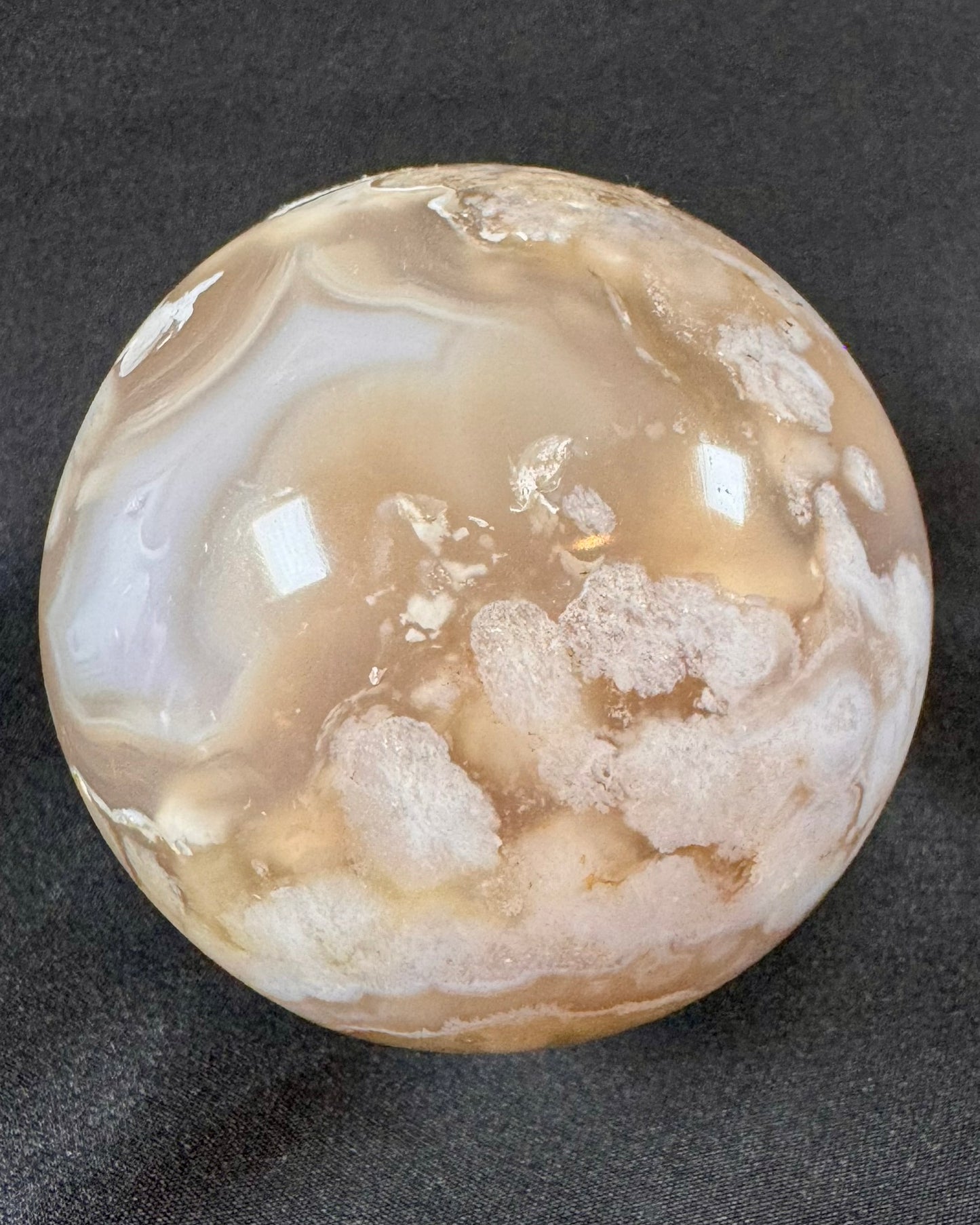 Flower Agate Spheres - Powers Gems