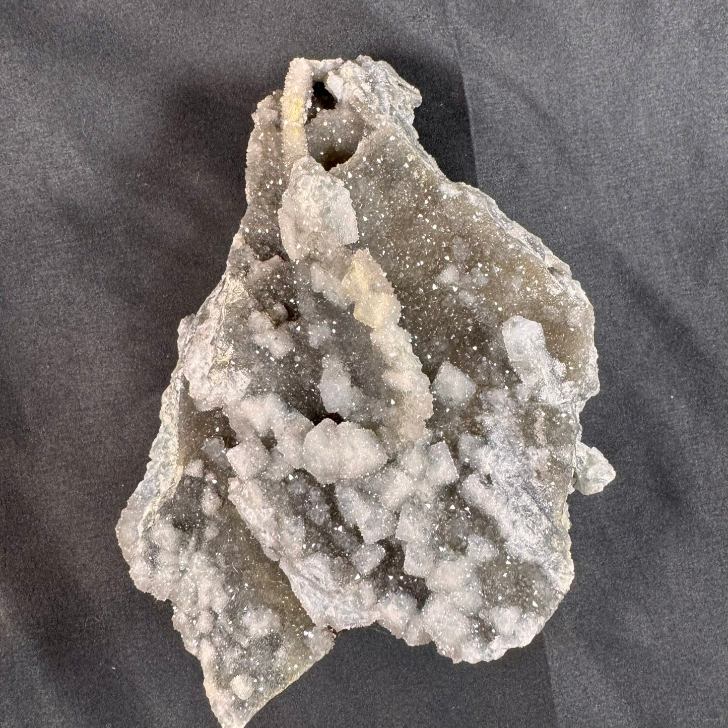 Silver "Sugar" Fluorite - Powers Gems