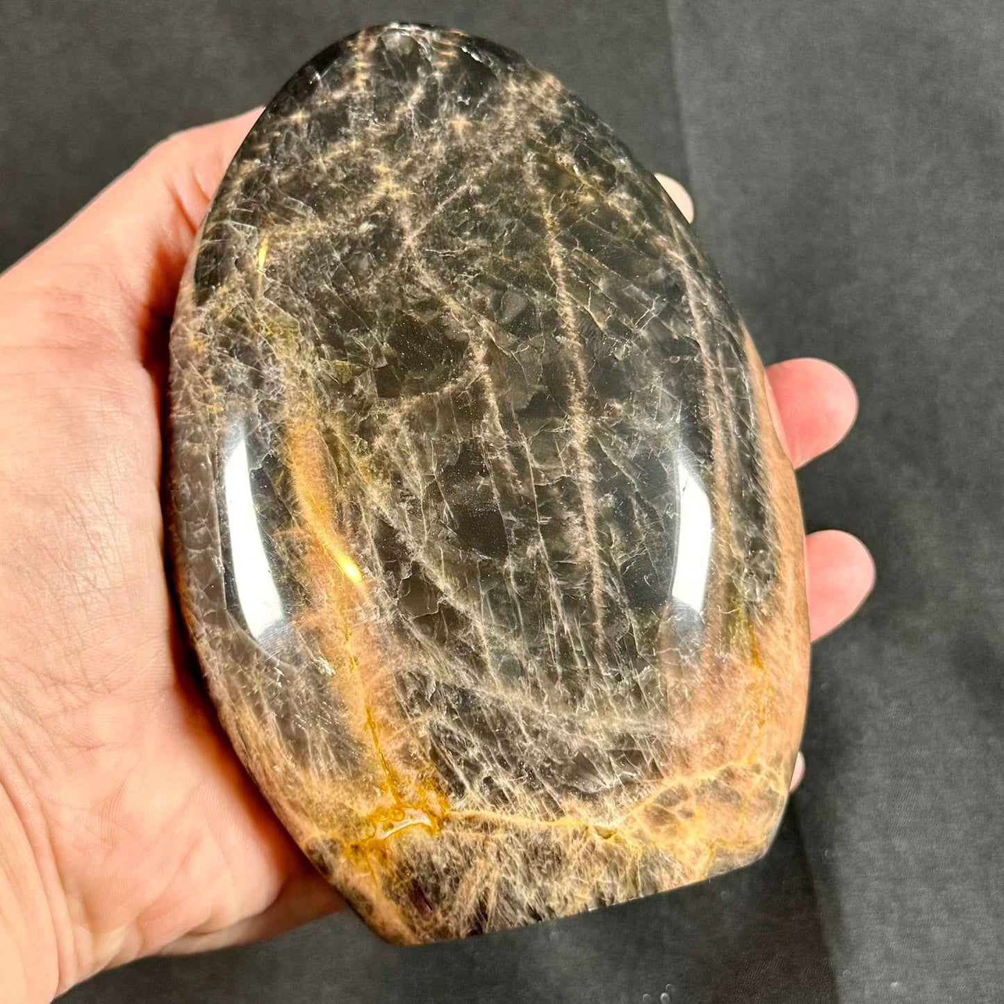 Black Moonstone Polished Freeform - Powers Gems