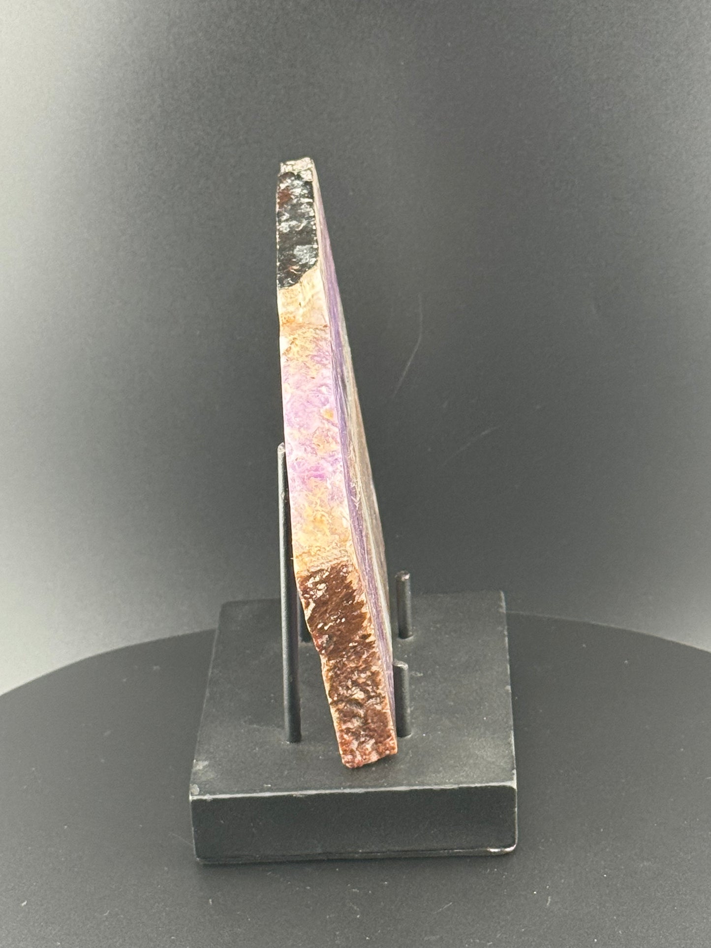 Chevron Amethyst Plate