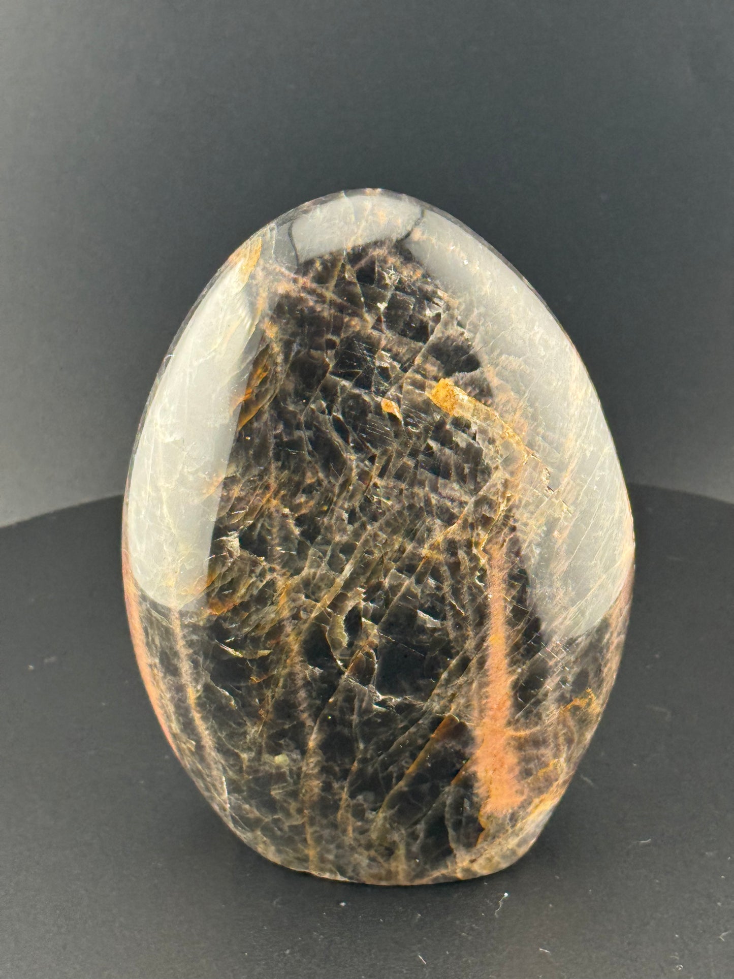 Black Moonstone Polished Freeform
