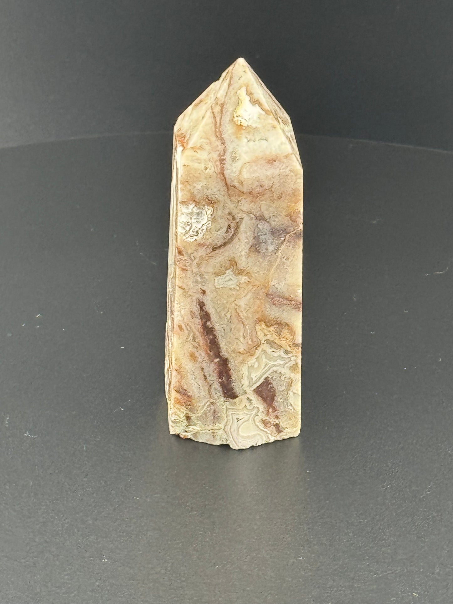 Mexican Crazy Lace Agate Tower