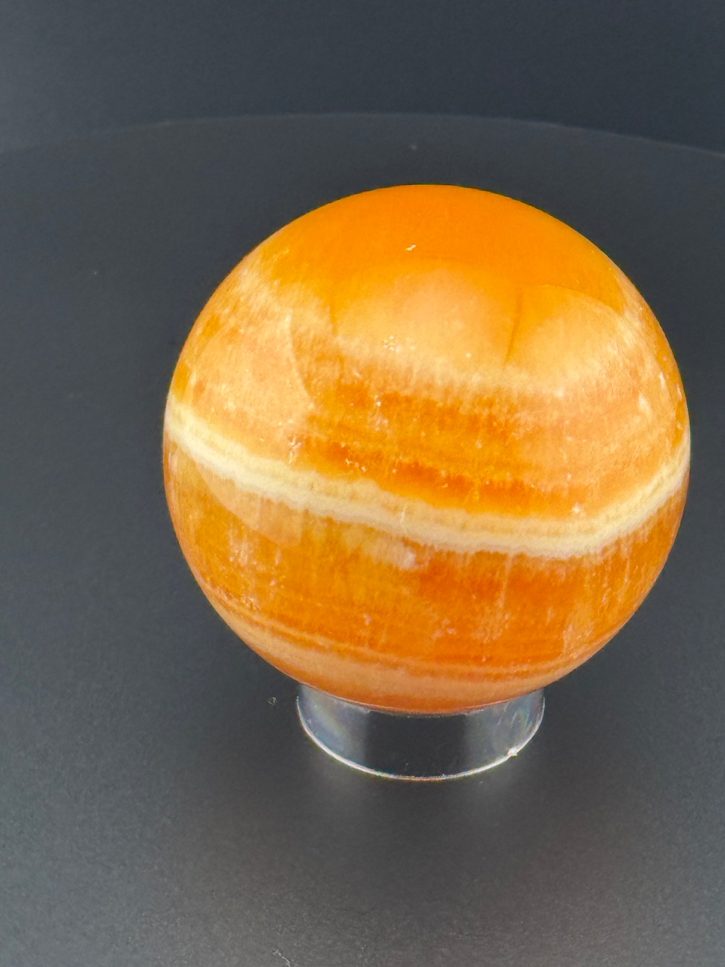 Orange Calcite Sphere