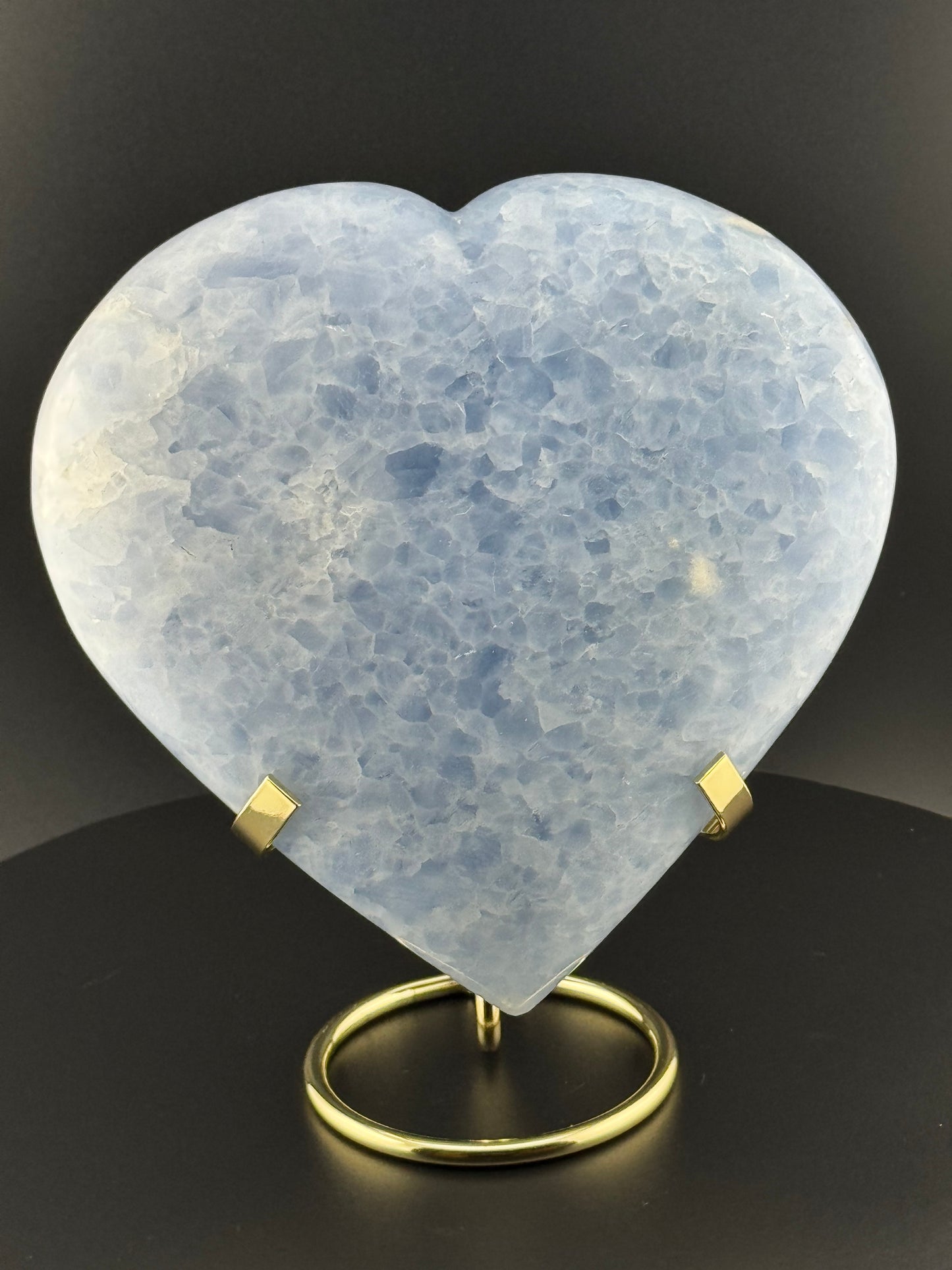 Blue Celestite Heart