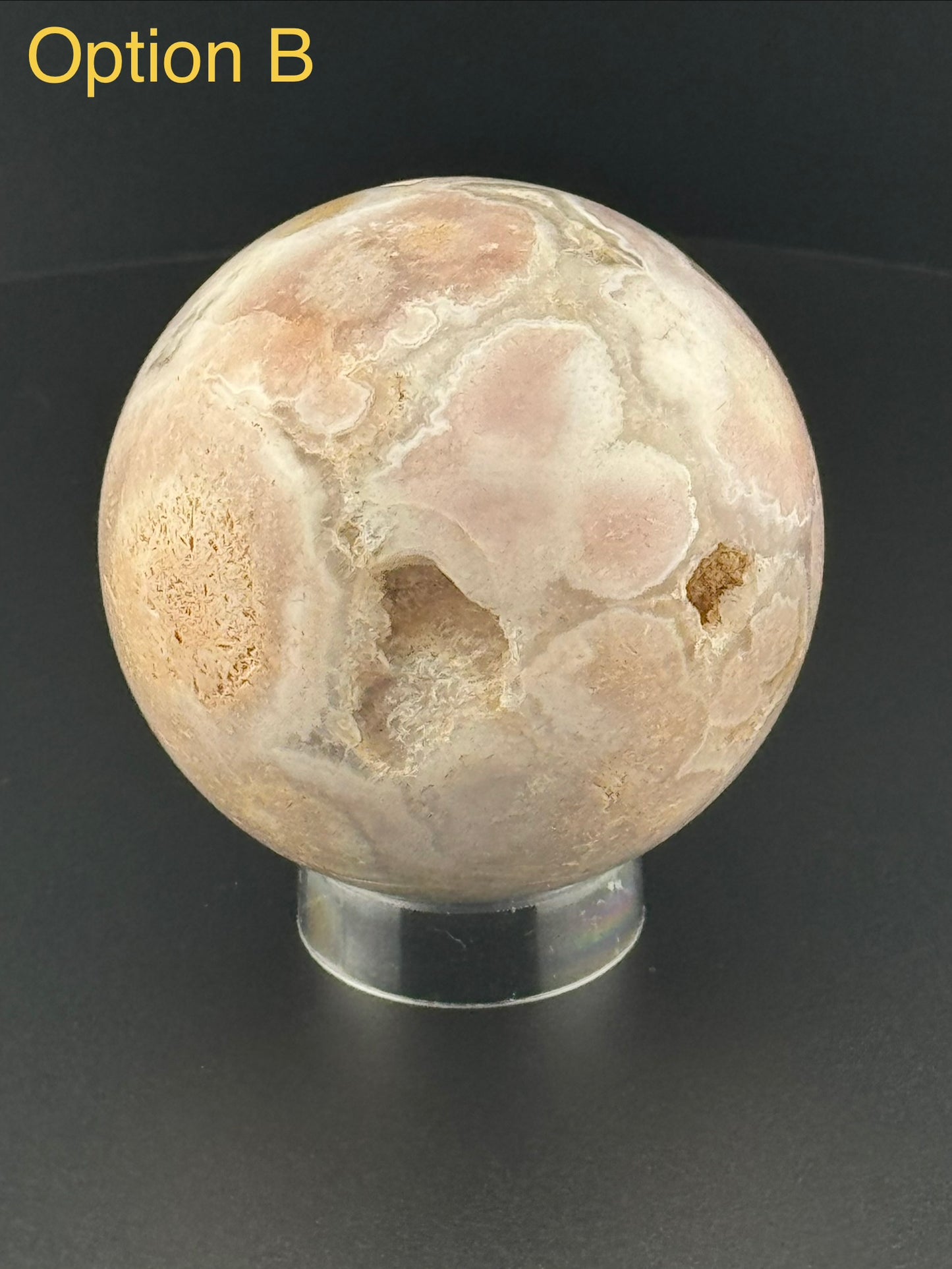 Flower Agate Spheres