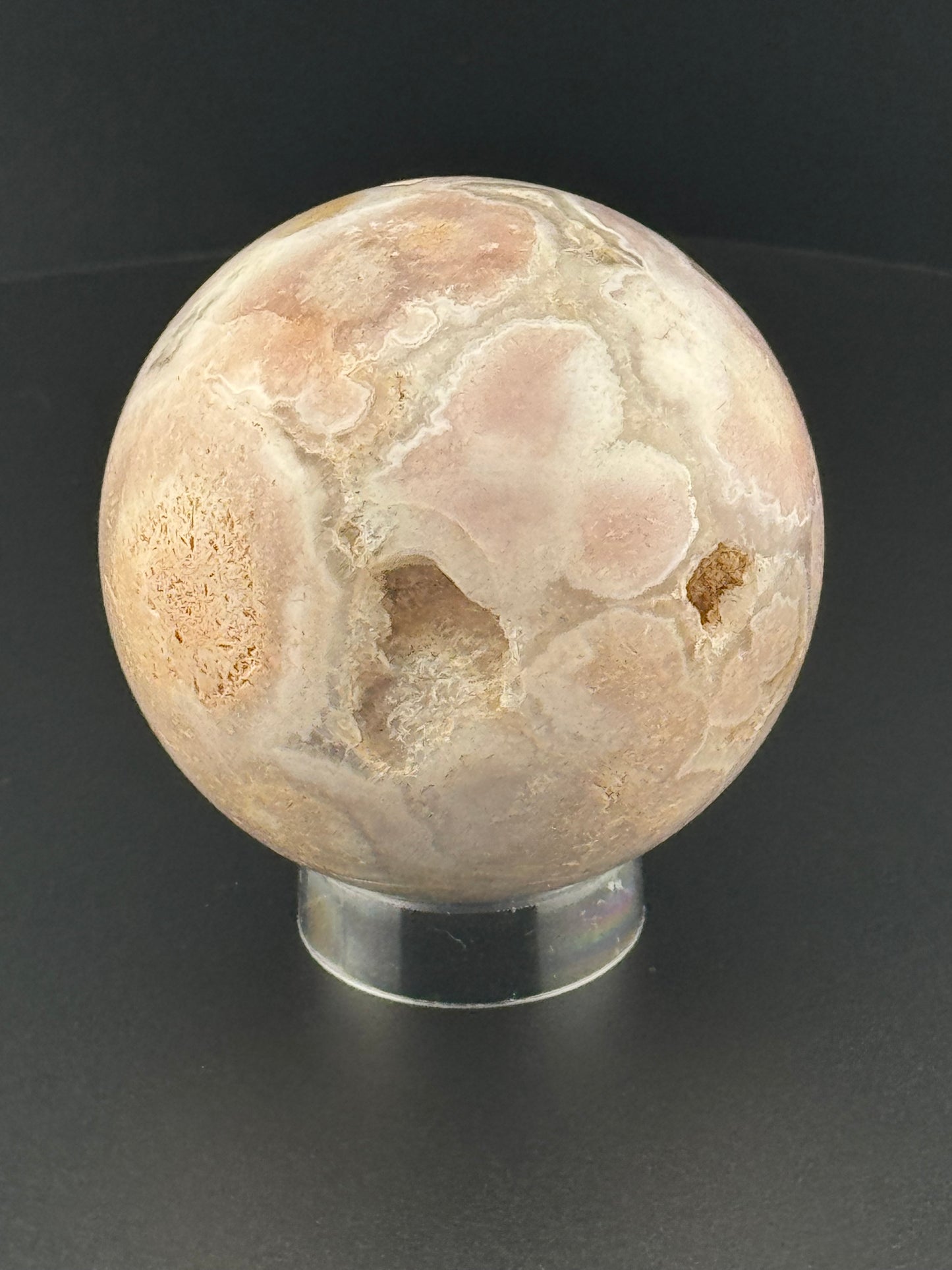 Flower Agate Spheres