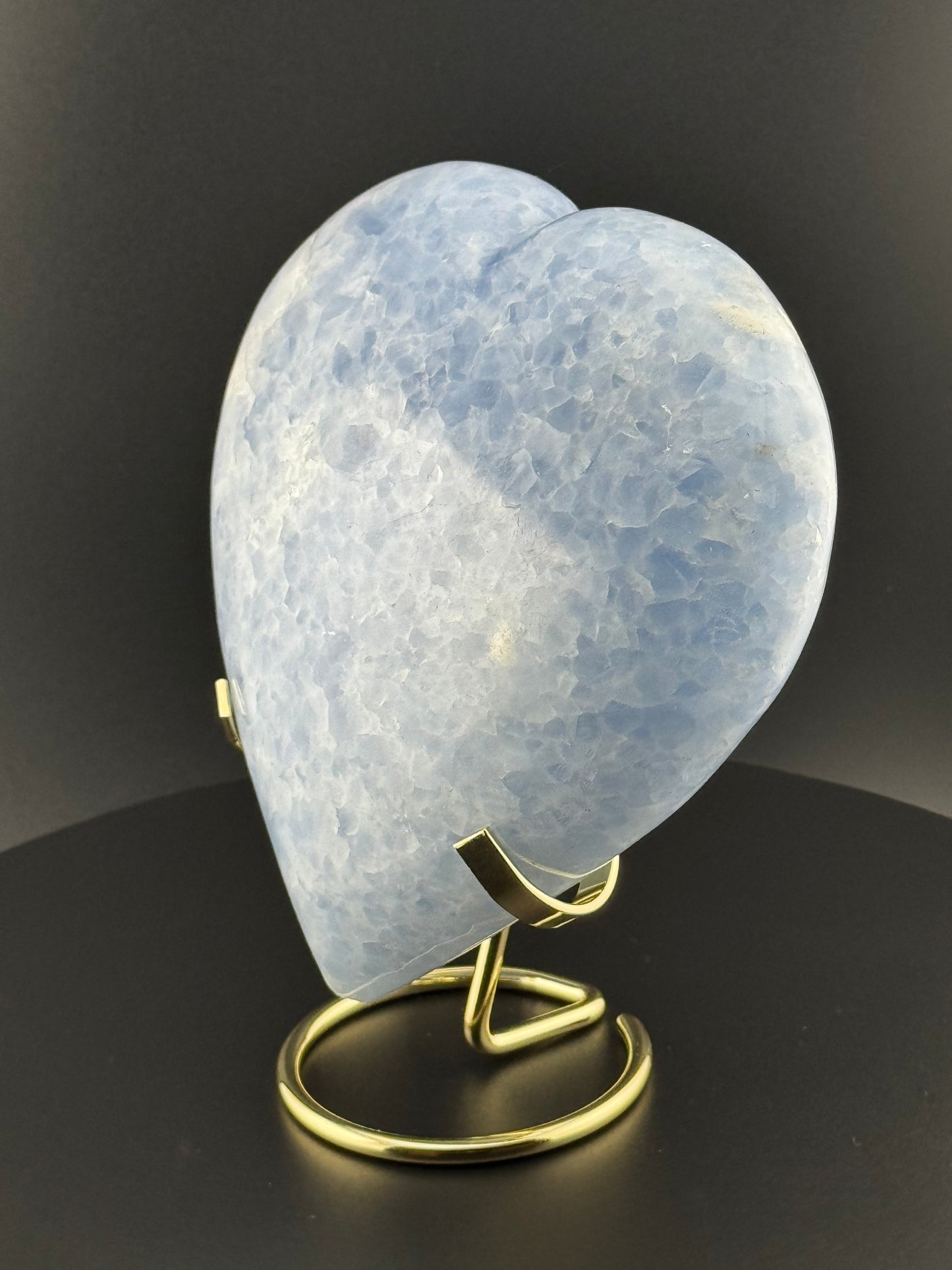 Blue Celestite Heart