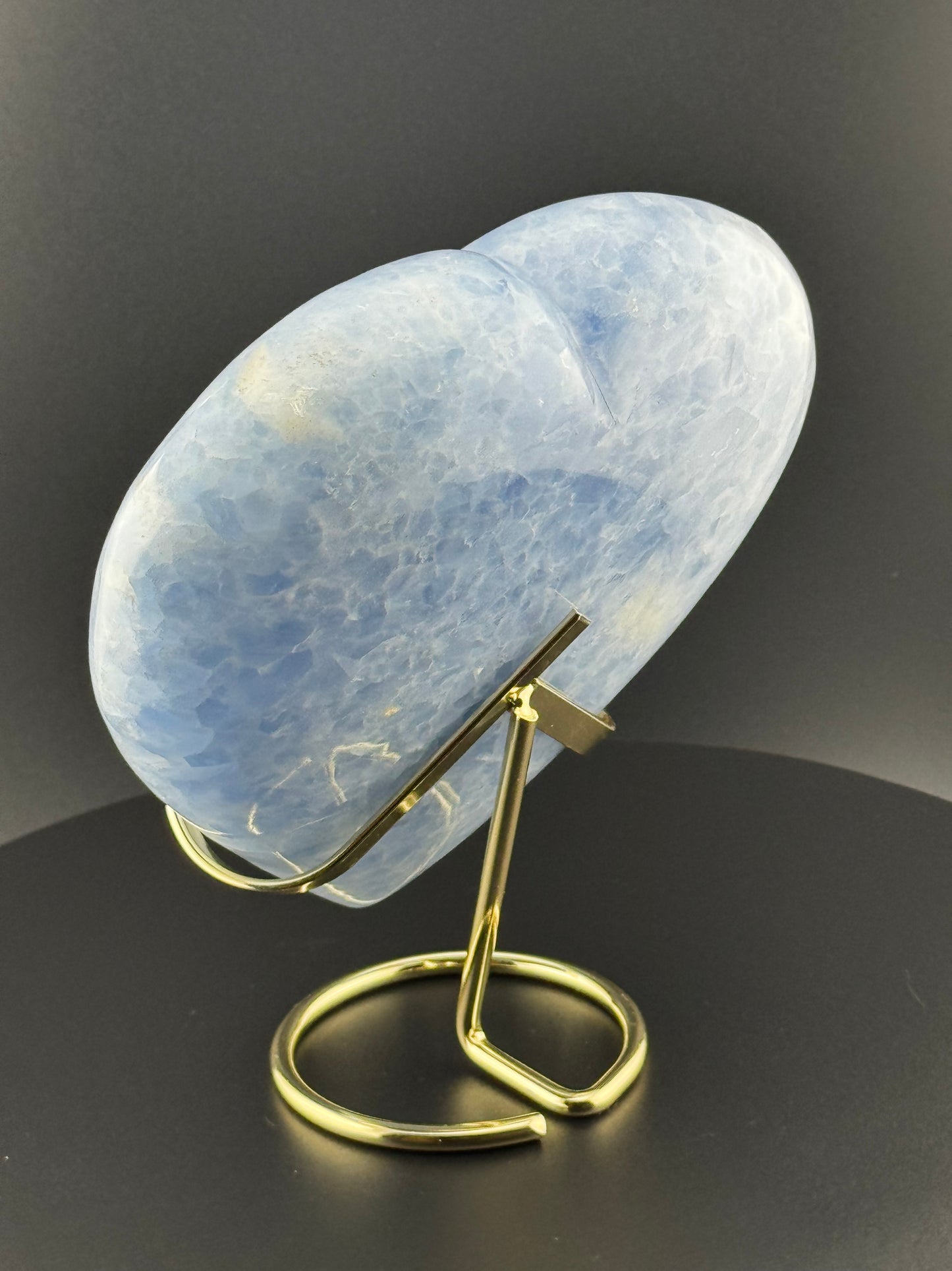 Blue Celestite Heart