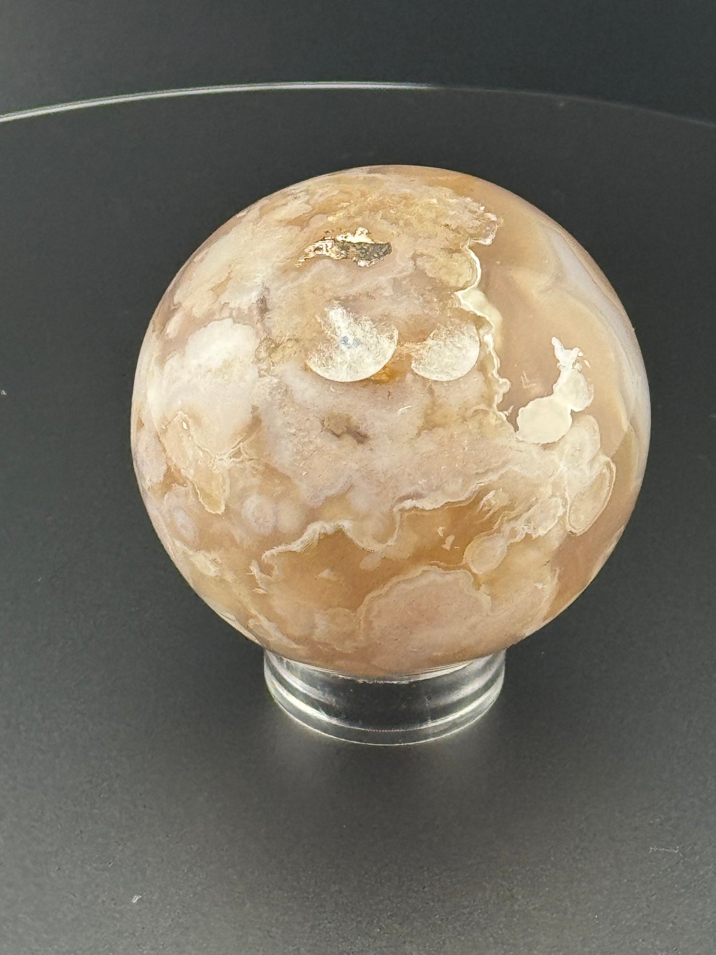 Flower Agate Spheres