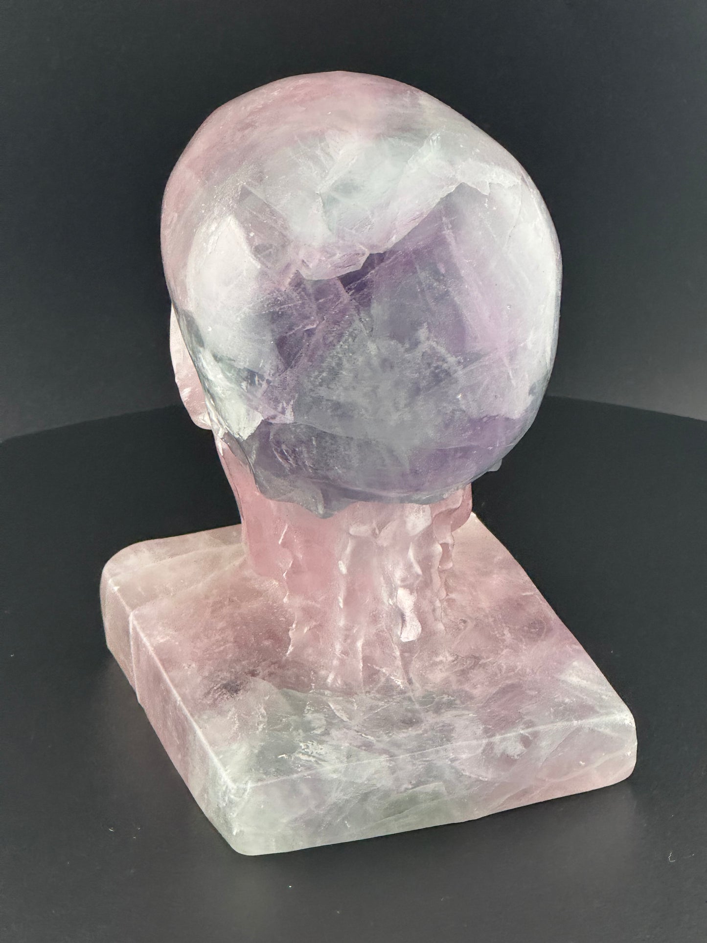 Fluorite Skull Carving