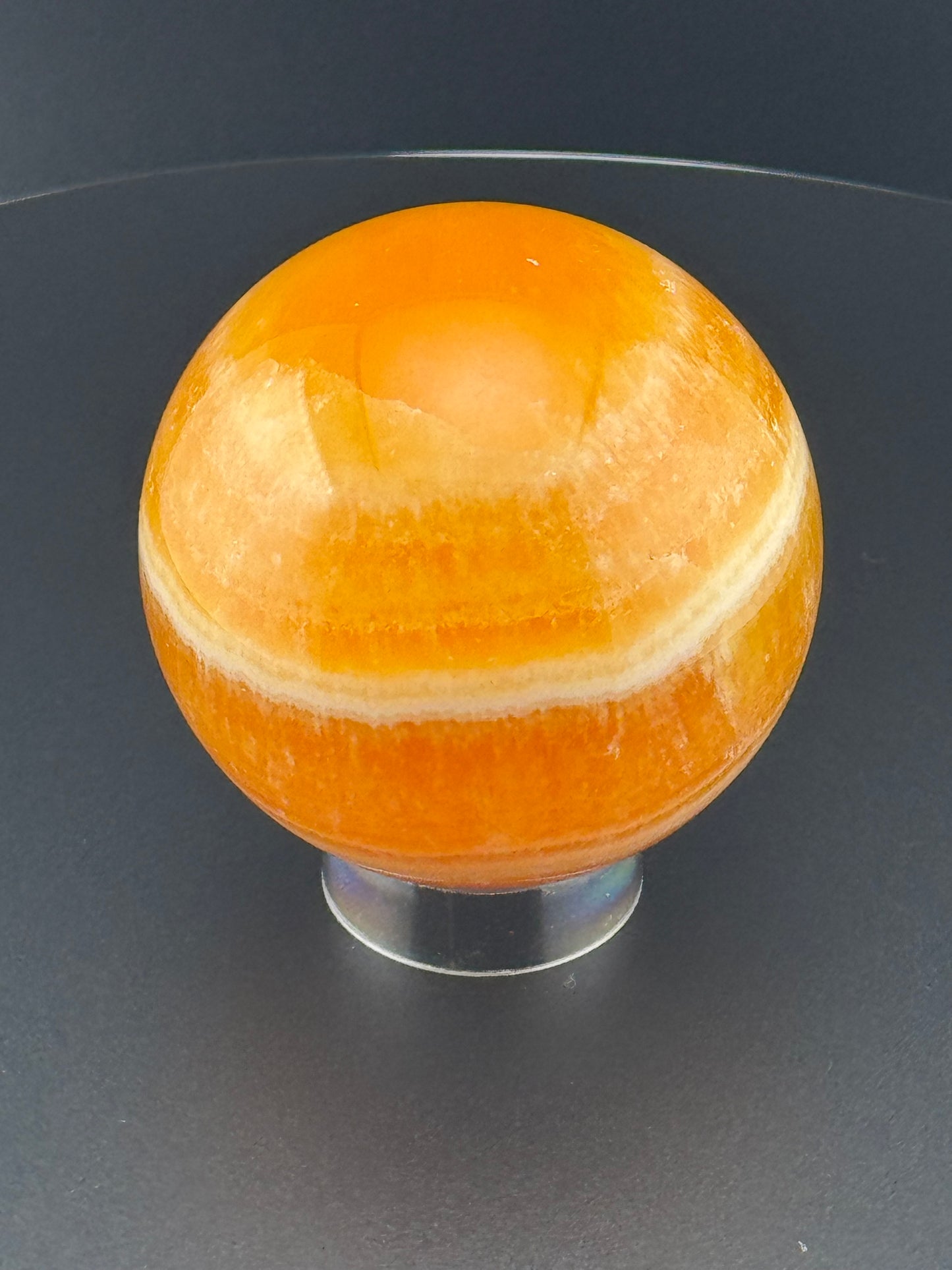 Orange Calcite Sphere