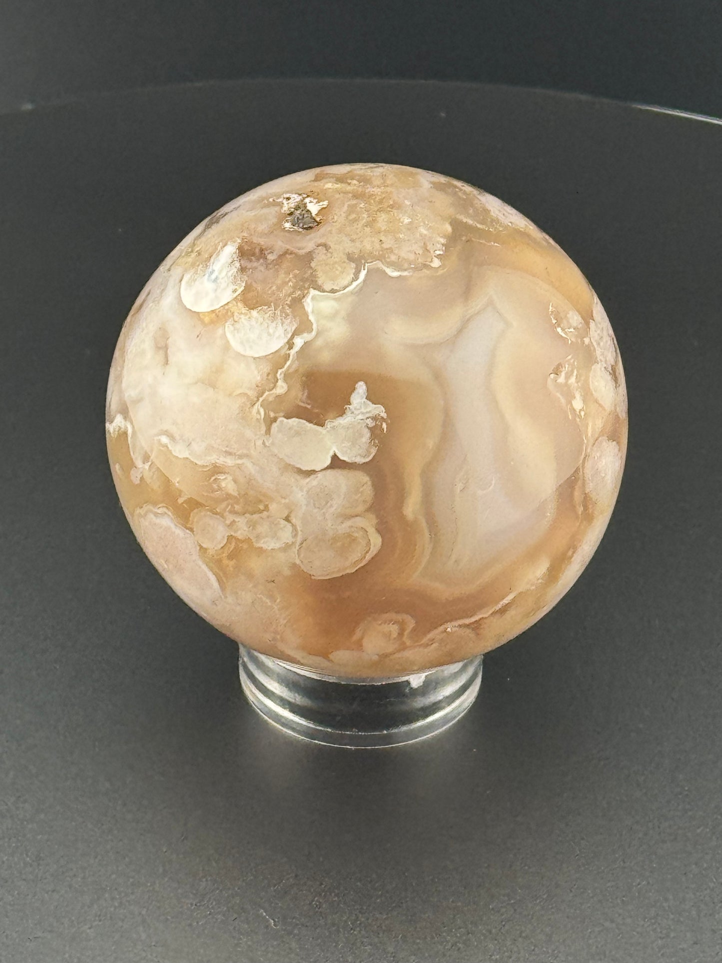 Flower Agate Spheres