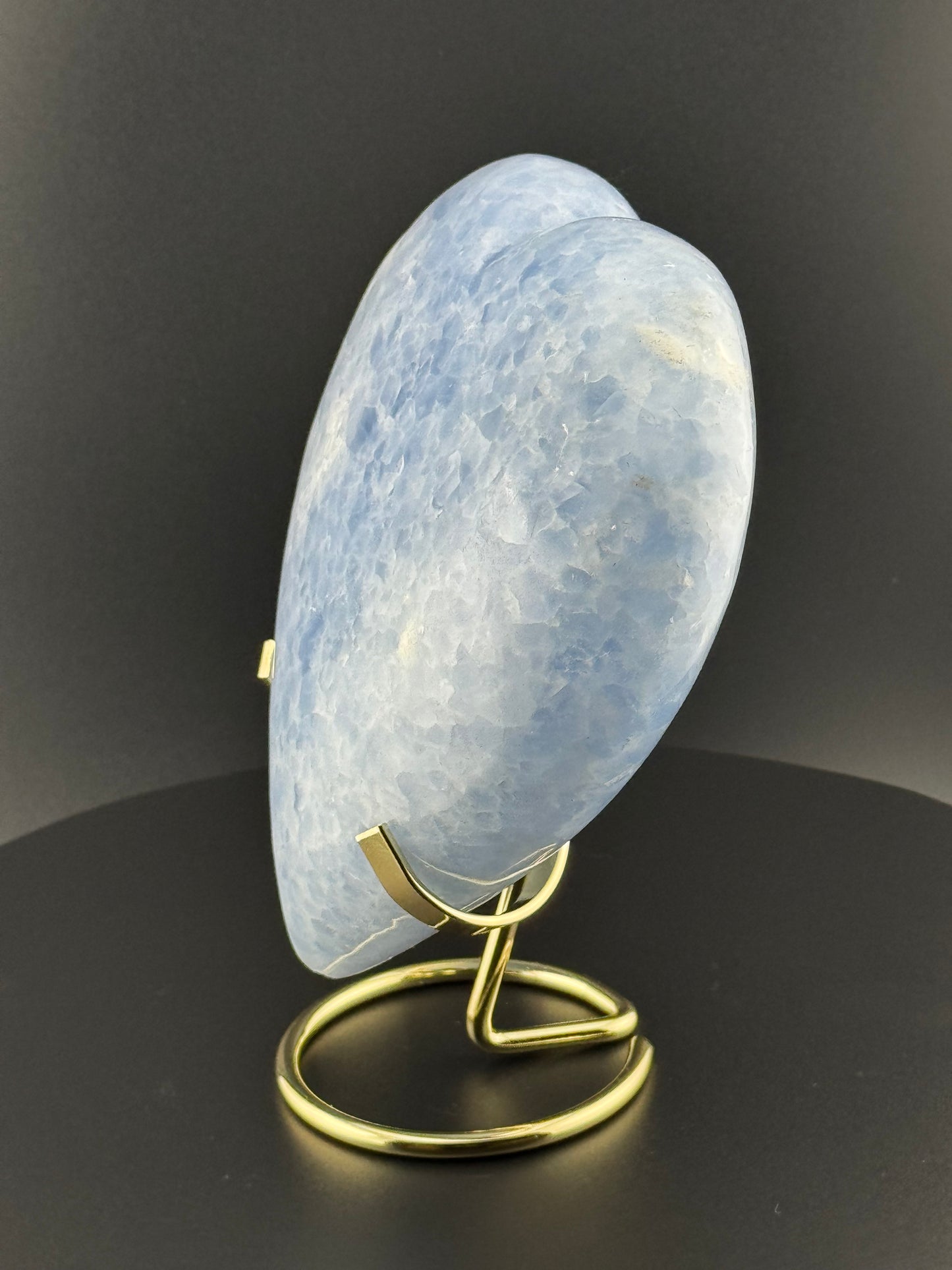 Blue Celestite Heart