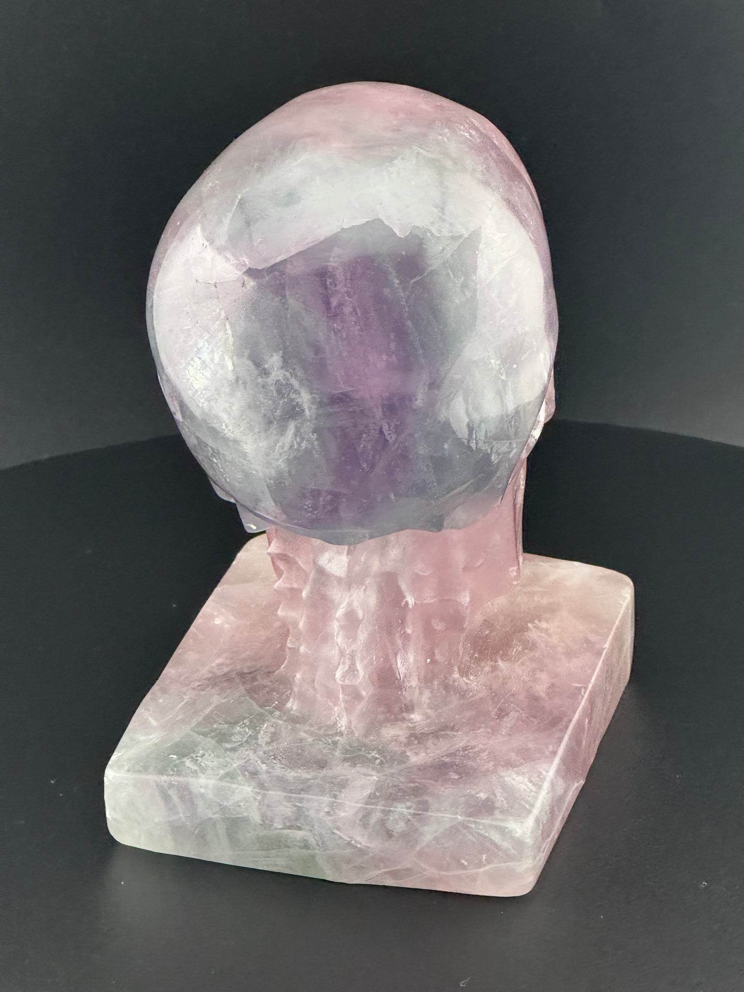 Fluorite Skull Carving