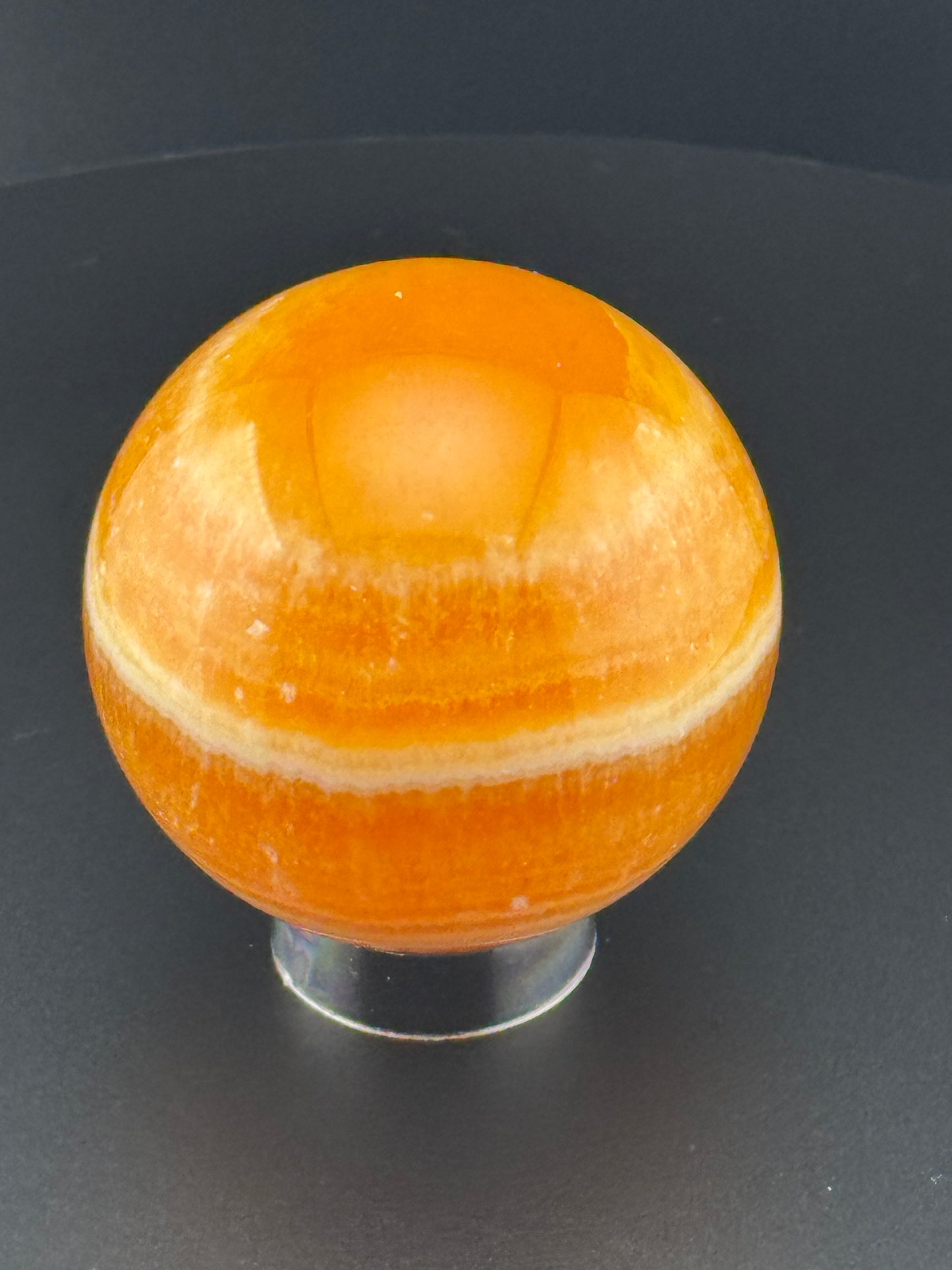 Orange Calcite Sphere