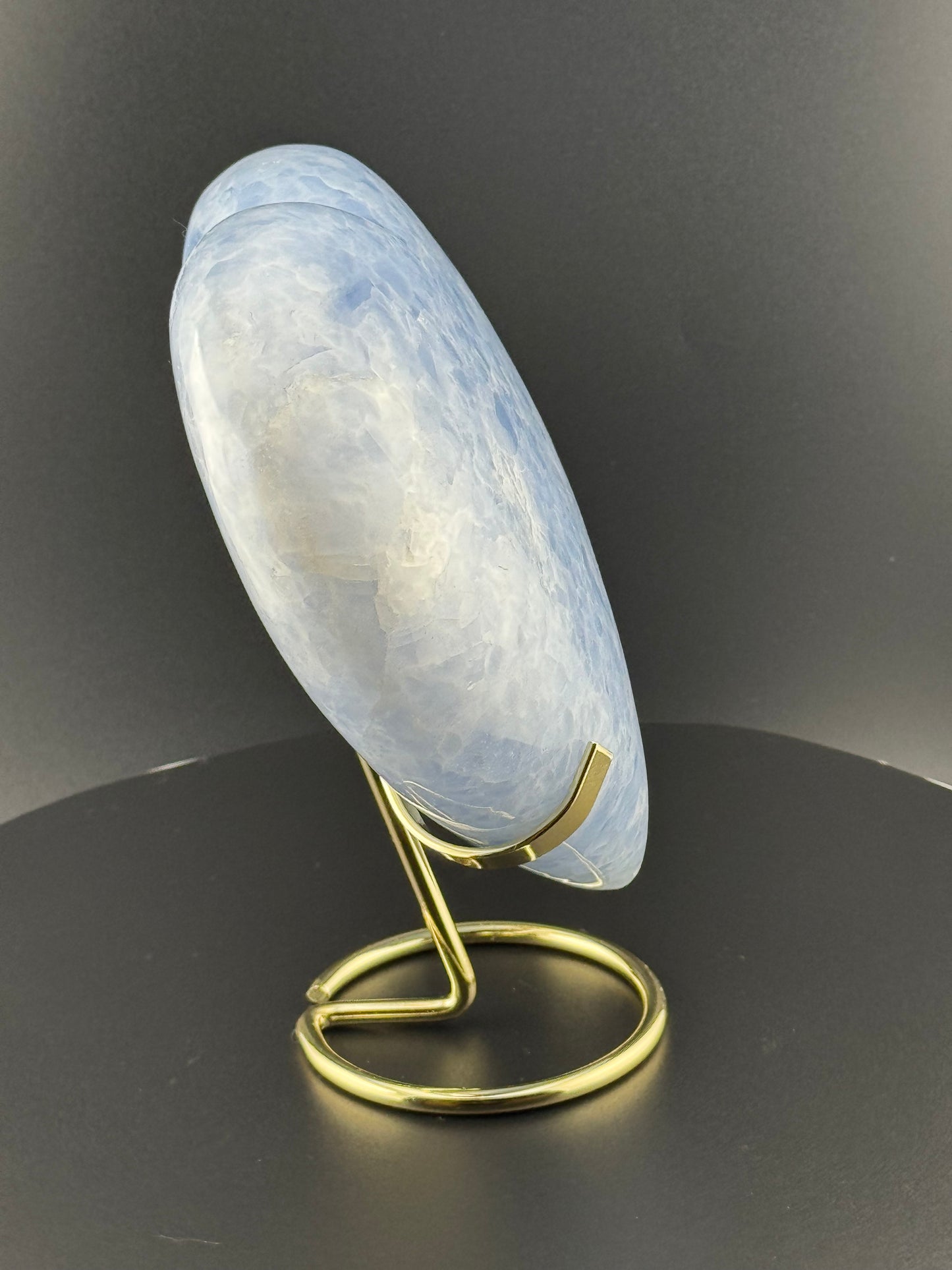 Blue Celestite Heart