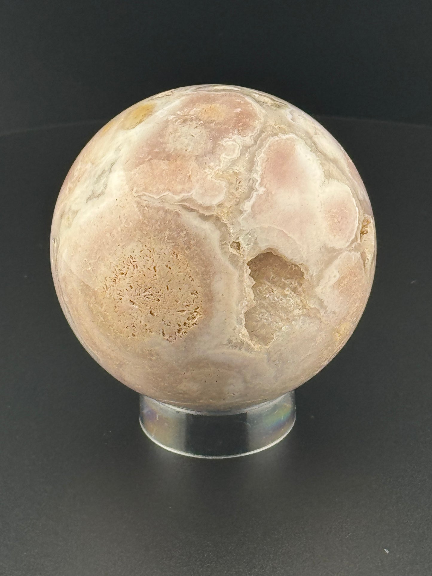 Flower Agate Spheres