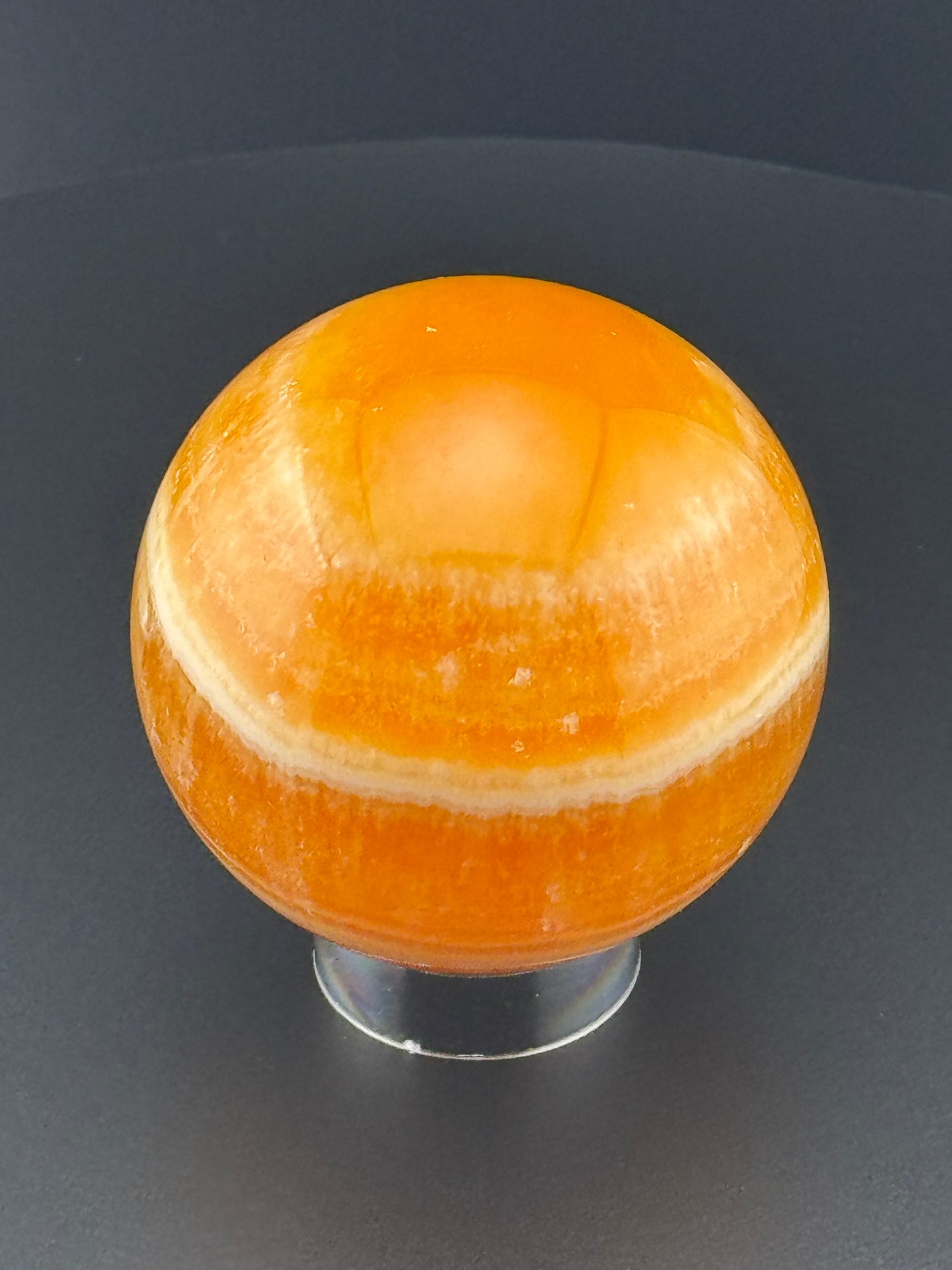 Orange Calcite Sphere