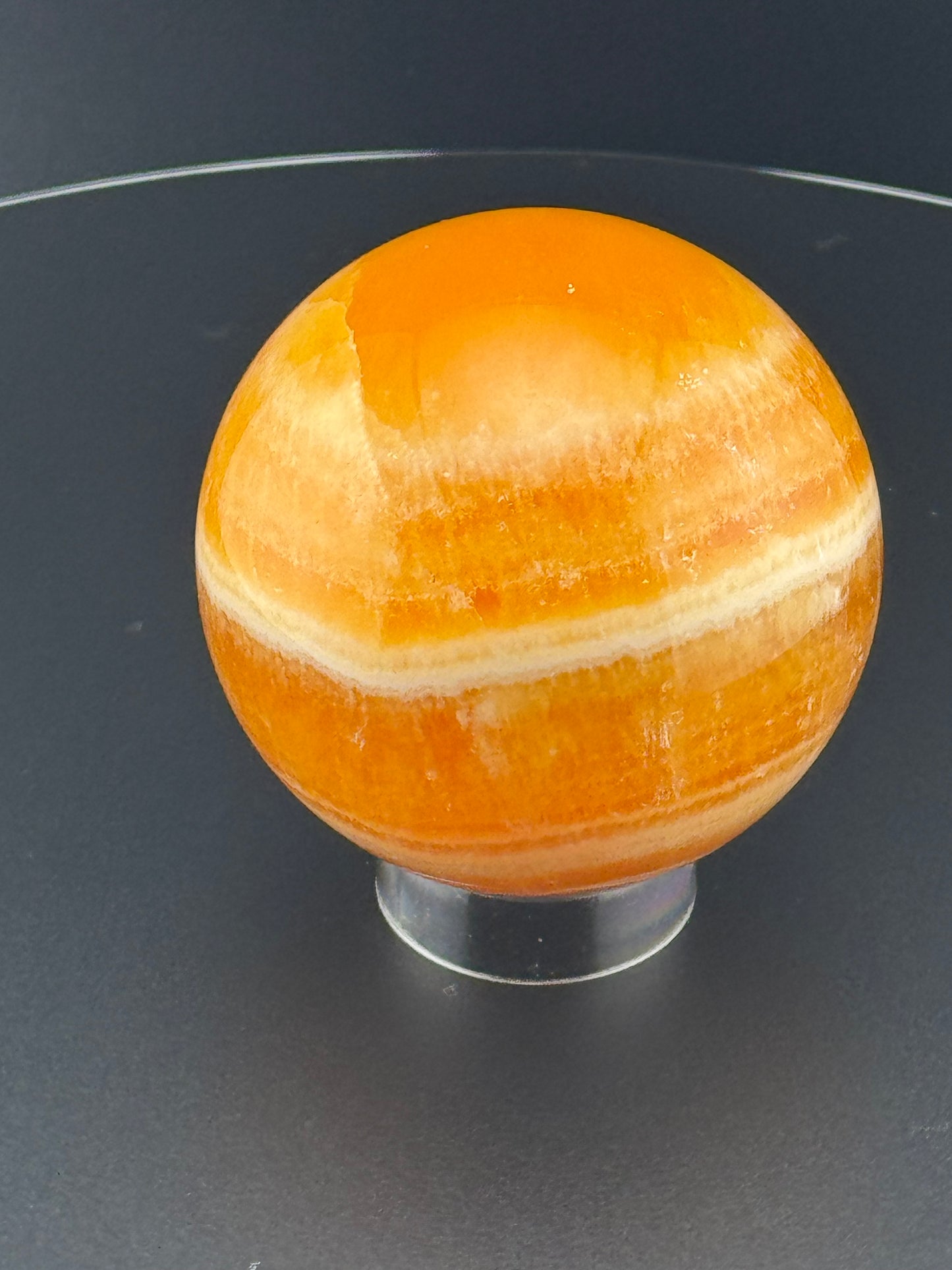 Orange Calcite Sphere