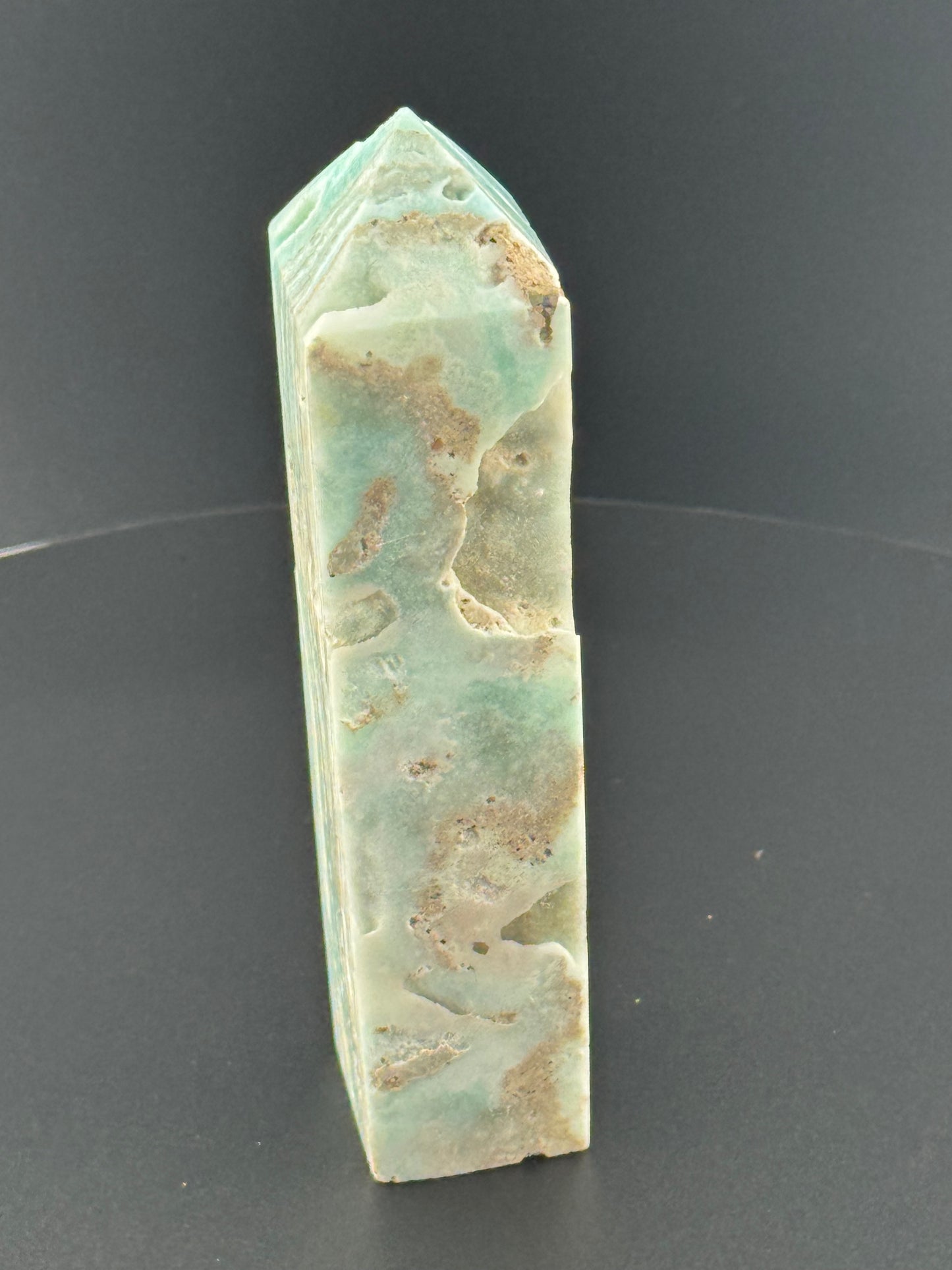 Hemimorphite Tower with Druzy