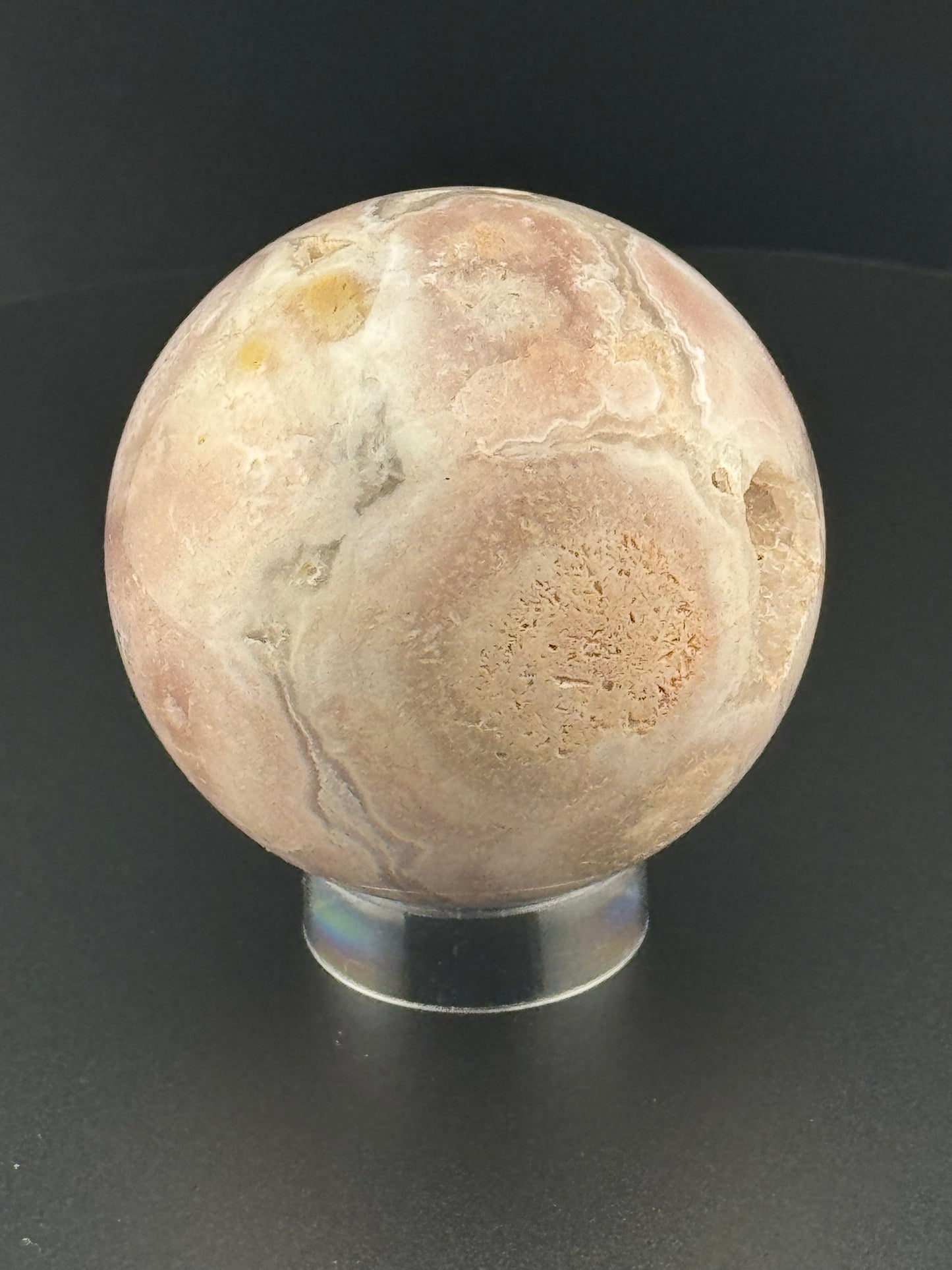 Flower Agate Spheres