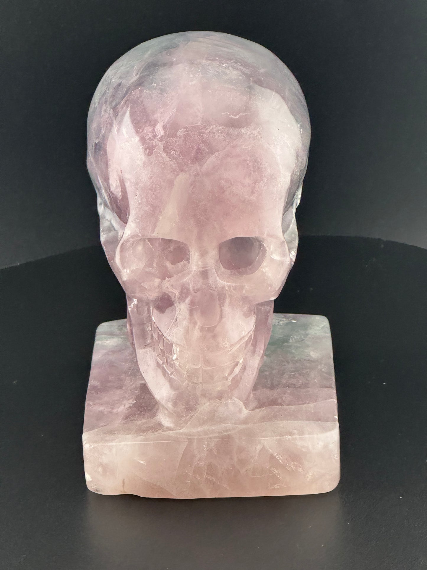 Fluorite Skull Carving