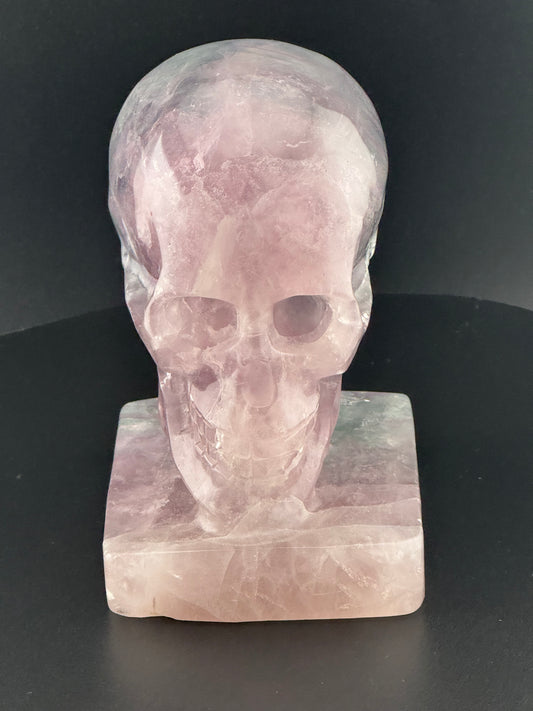 Fluorite Skull Carving