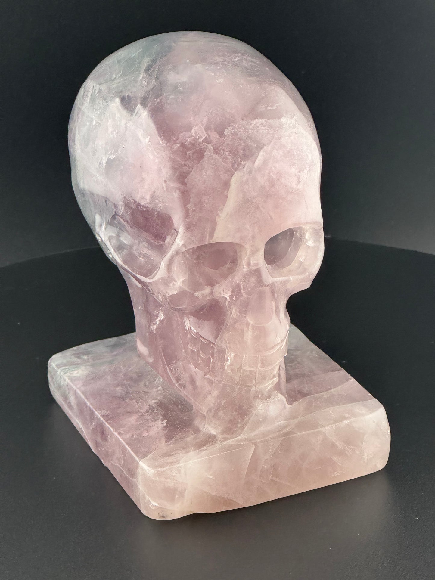 Fluorite Skull Carving