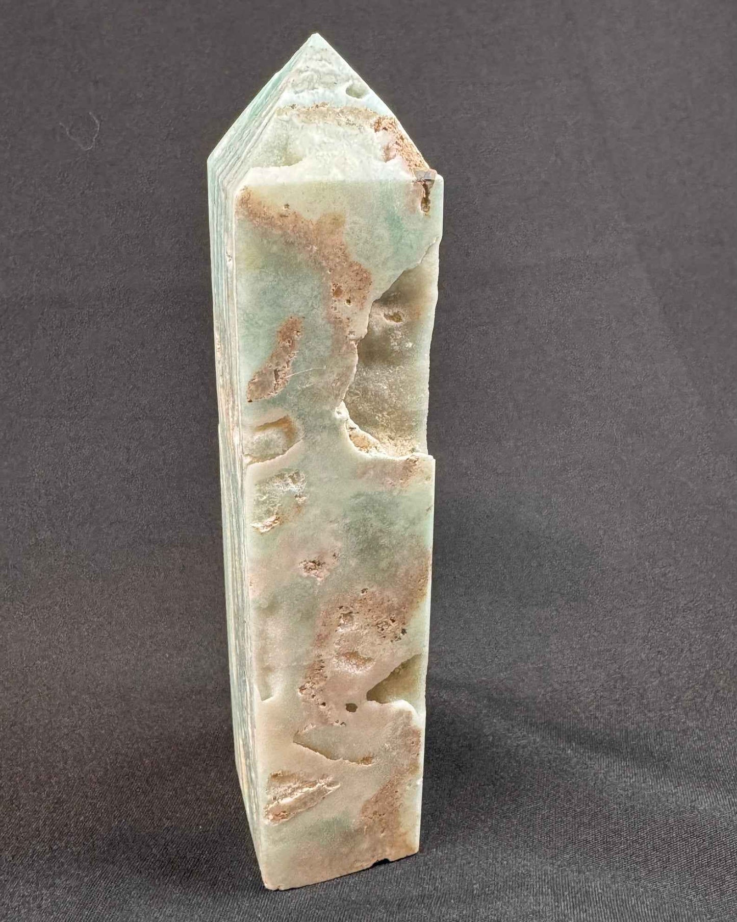 Hemimorphite Tower with Druzy - Powers Gems