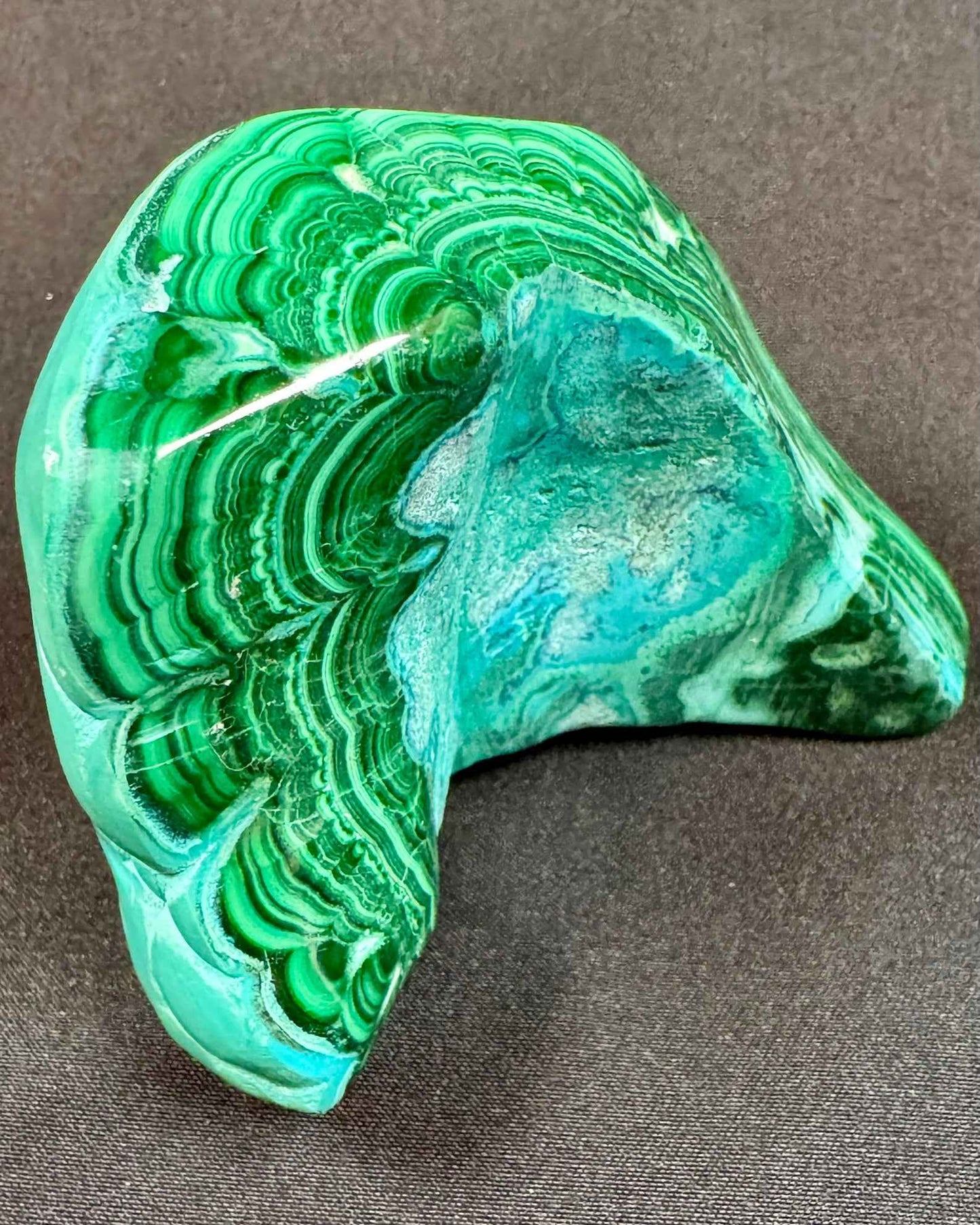 Malachite with Chrysocolla - Powers Gems