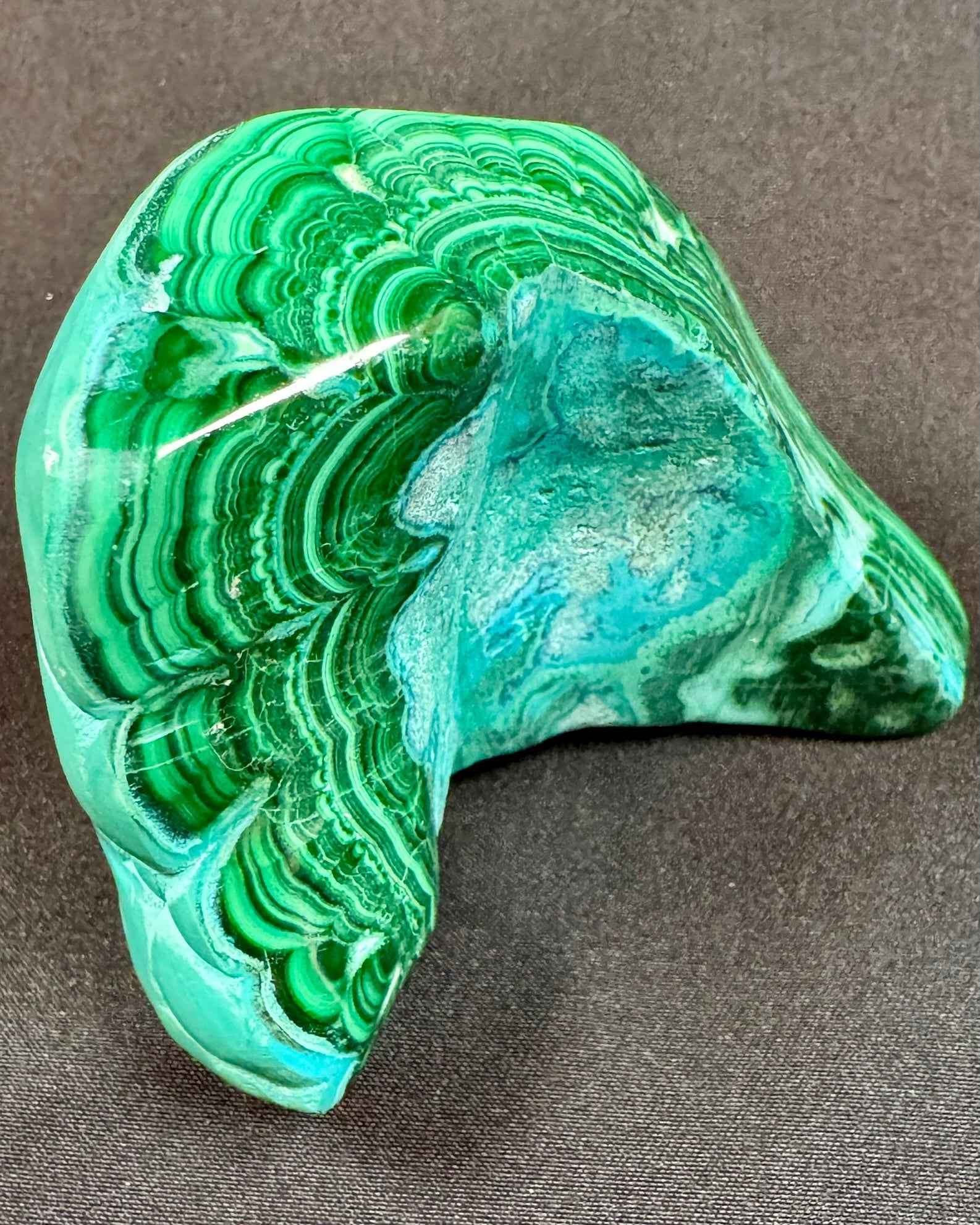 Malachite with Chrysocolla - Powers Gems