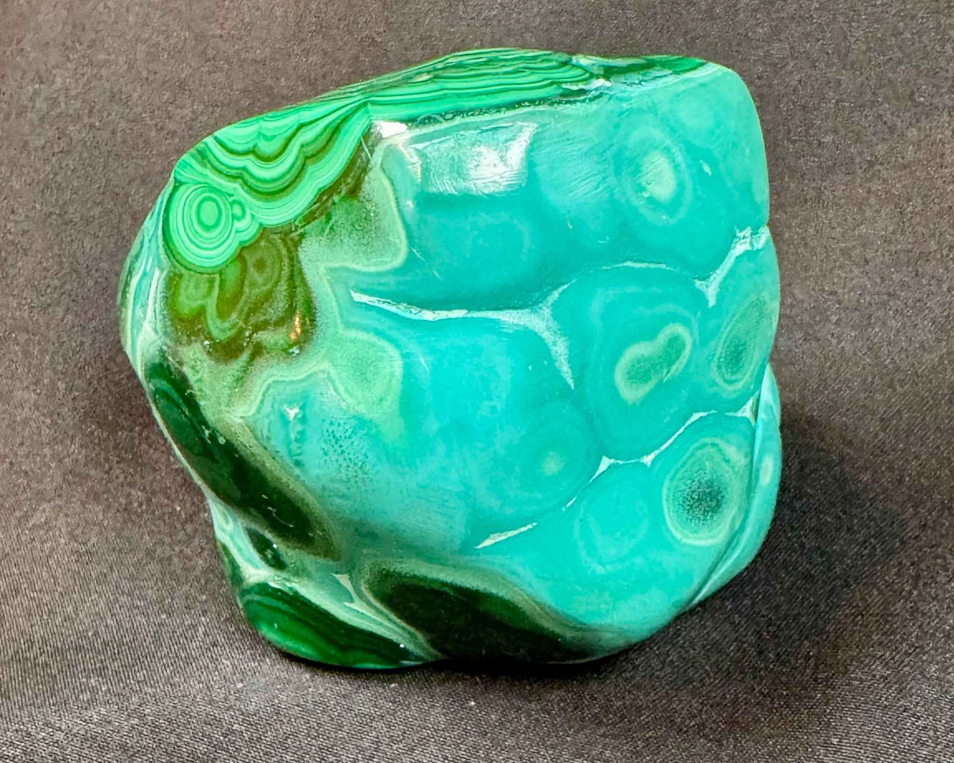 Malachite with Chrysocolla - Powers Gems