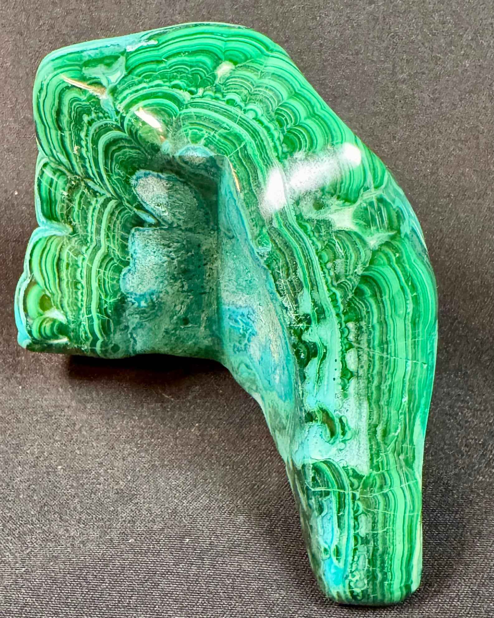 Malachite with Chrysocolla - Powers Gems