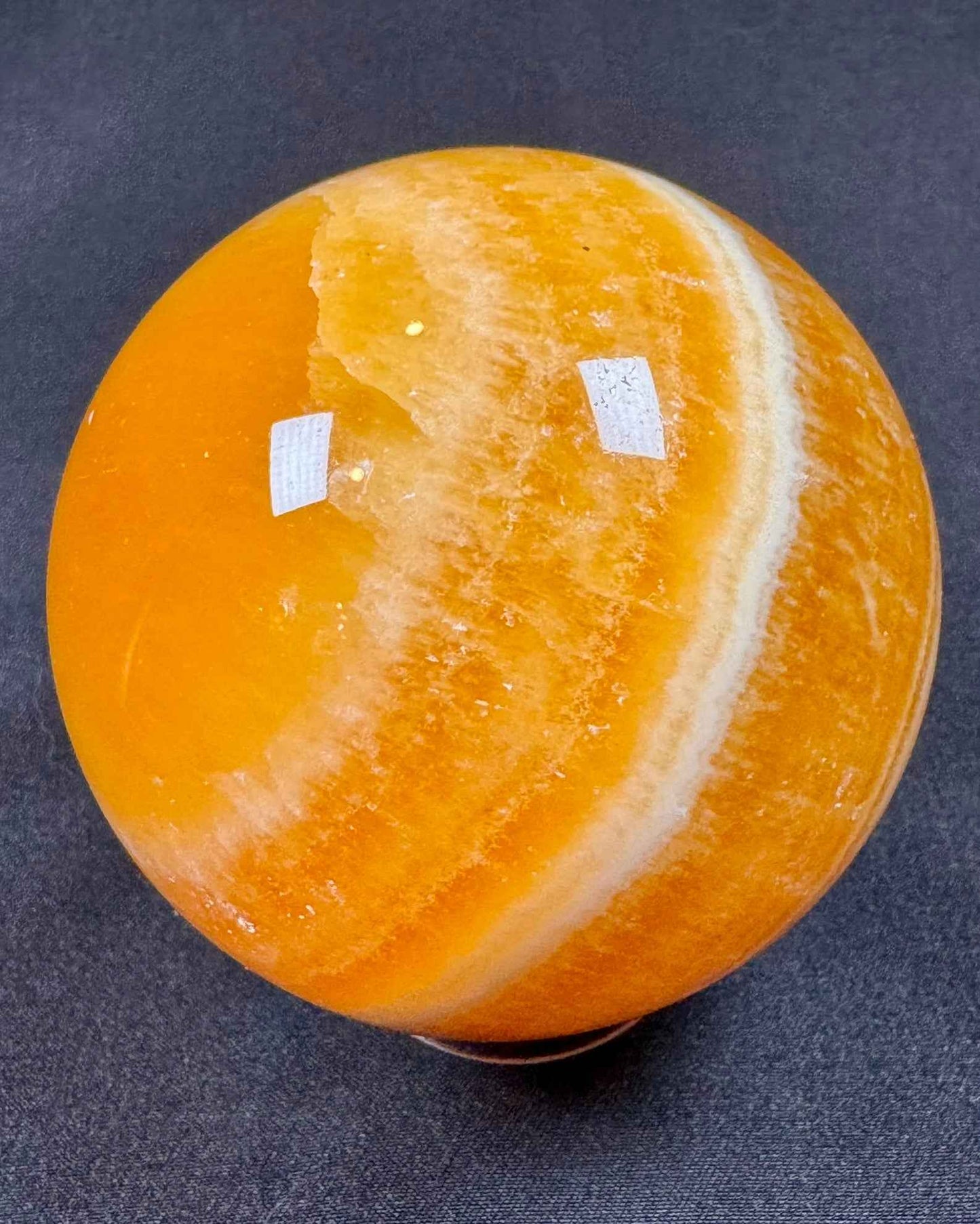 Orange Calcite Sphere - Powers Gems