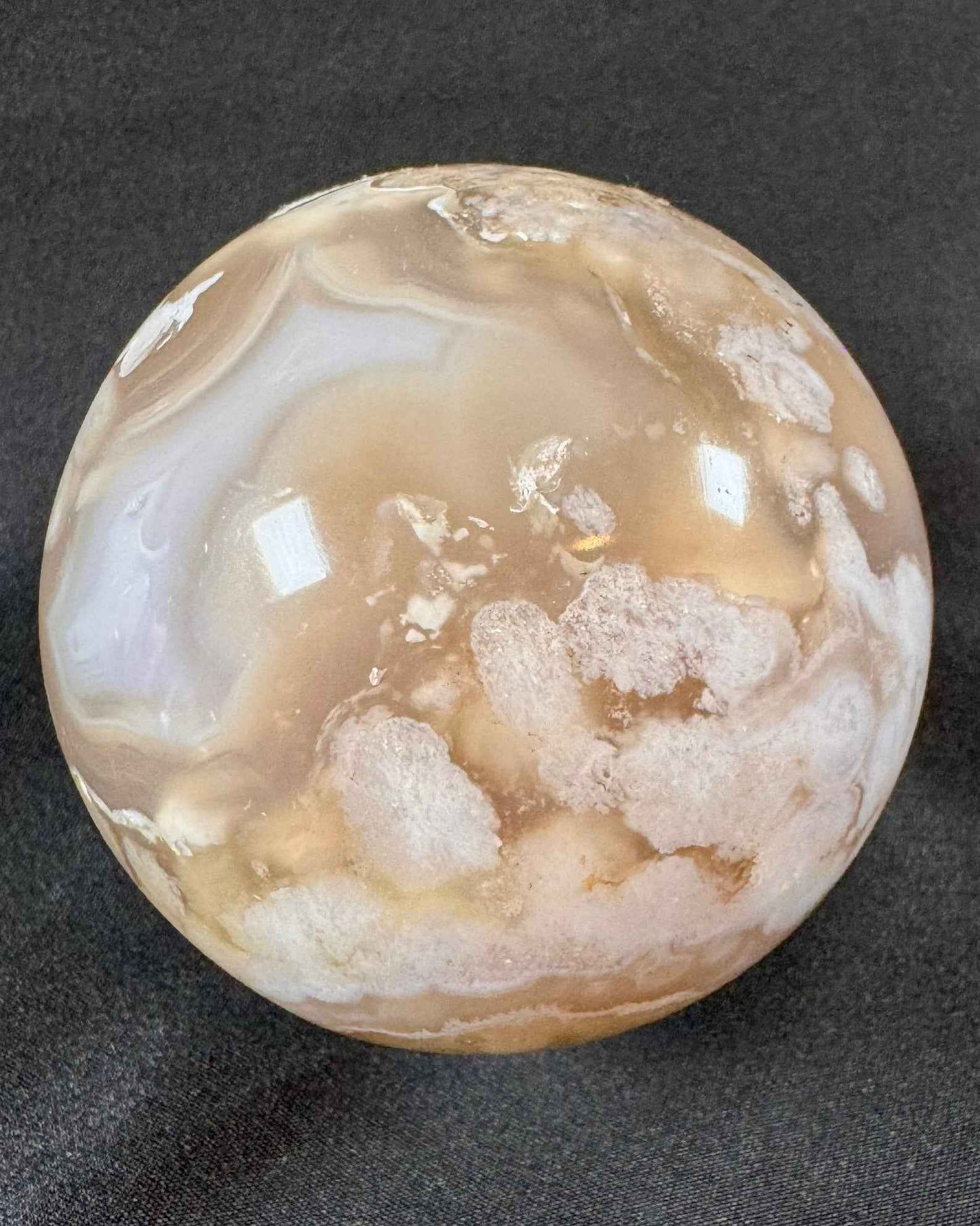 Flower Agate Spheres - Powers Gems