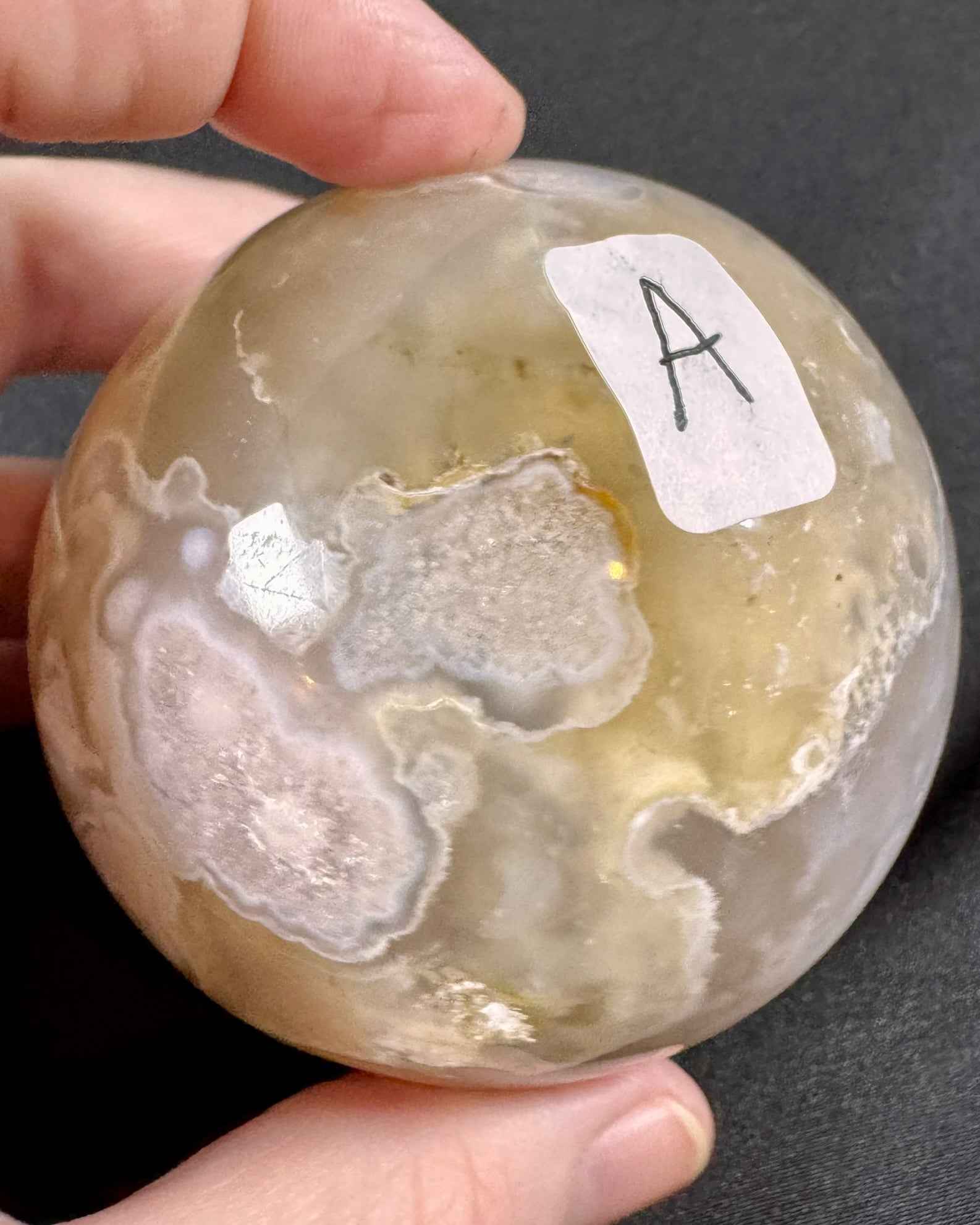 Flower Agate Spheres - Powers Gems