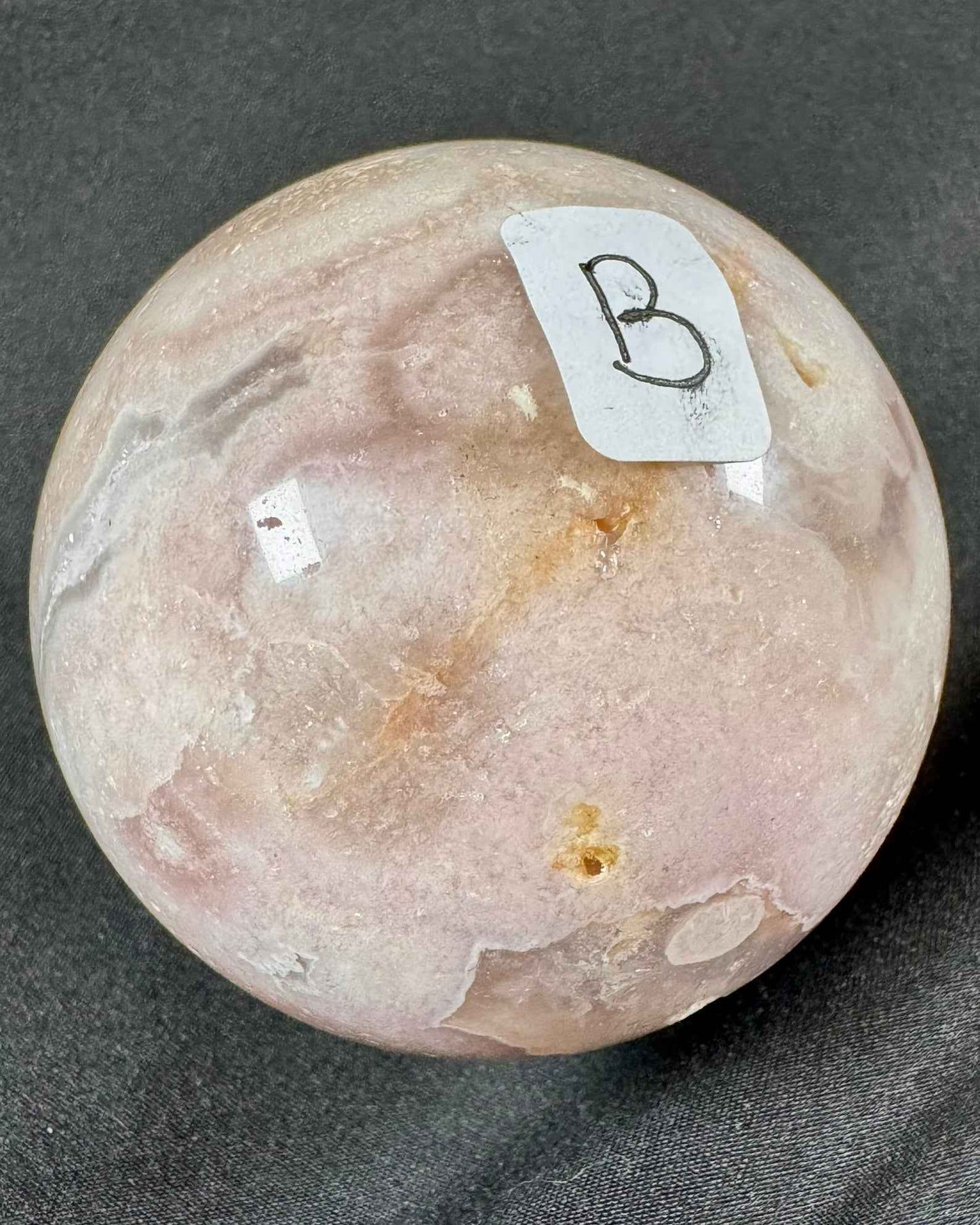 Flower Agate Spheres - Powers Gems