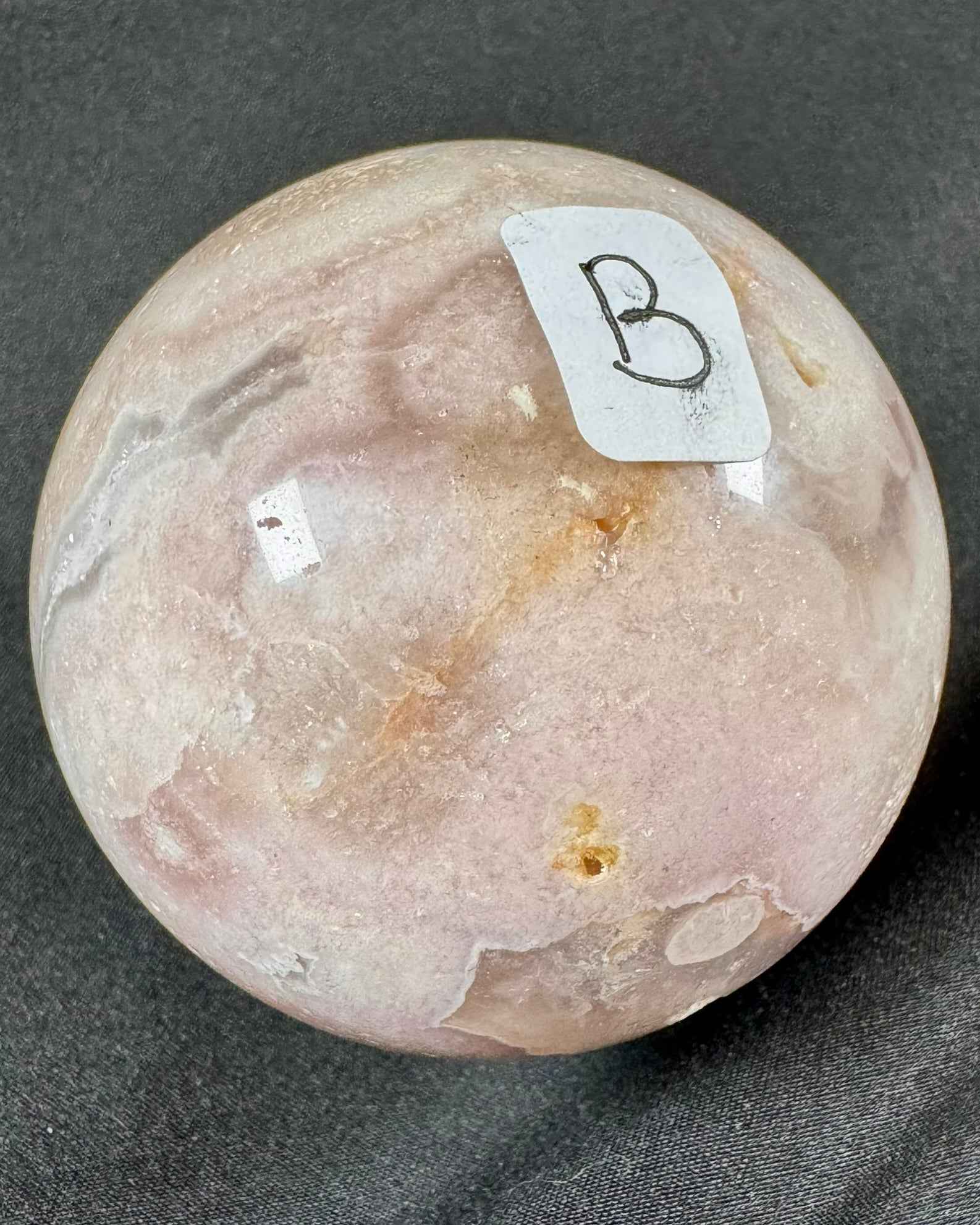 Flower Agate Spheres - Powers Gems