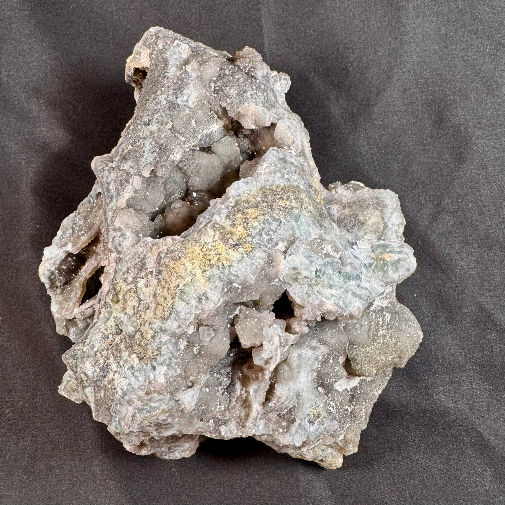 Silver "Sugar" Fluorite - Powers Gems