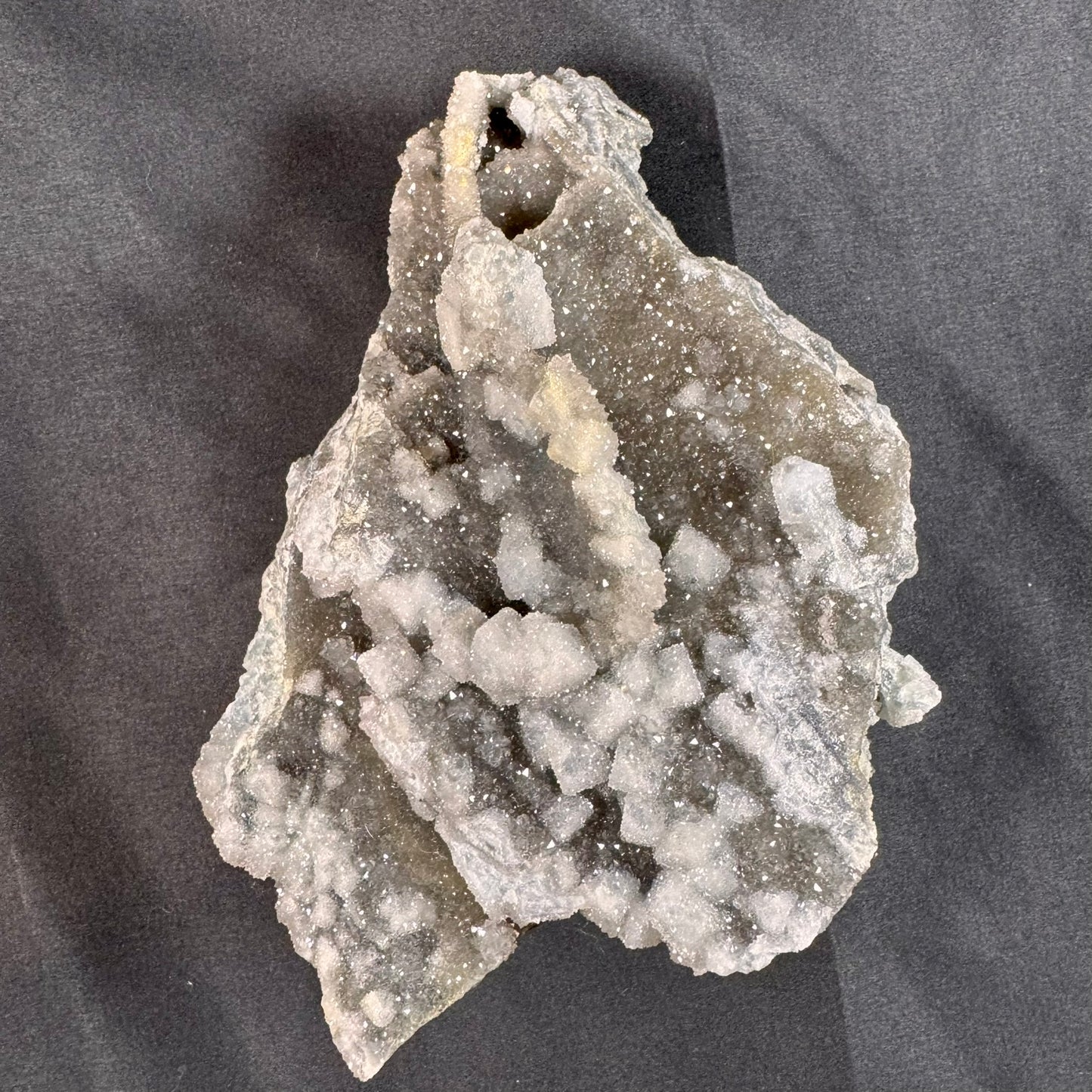 Silver "Sugar" Fluorite - Powers Gems