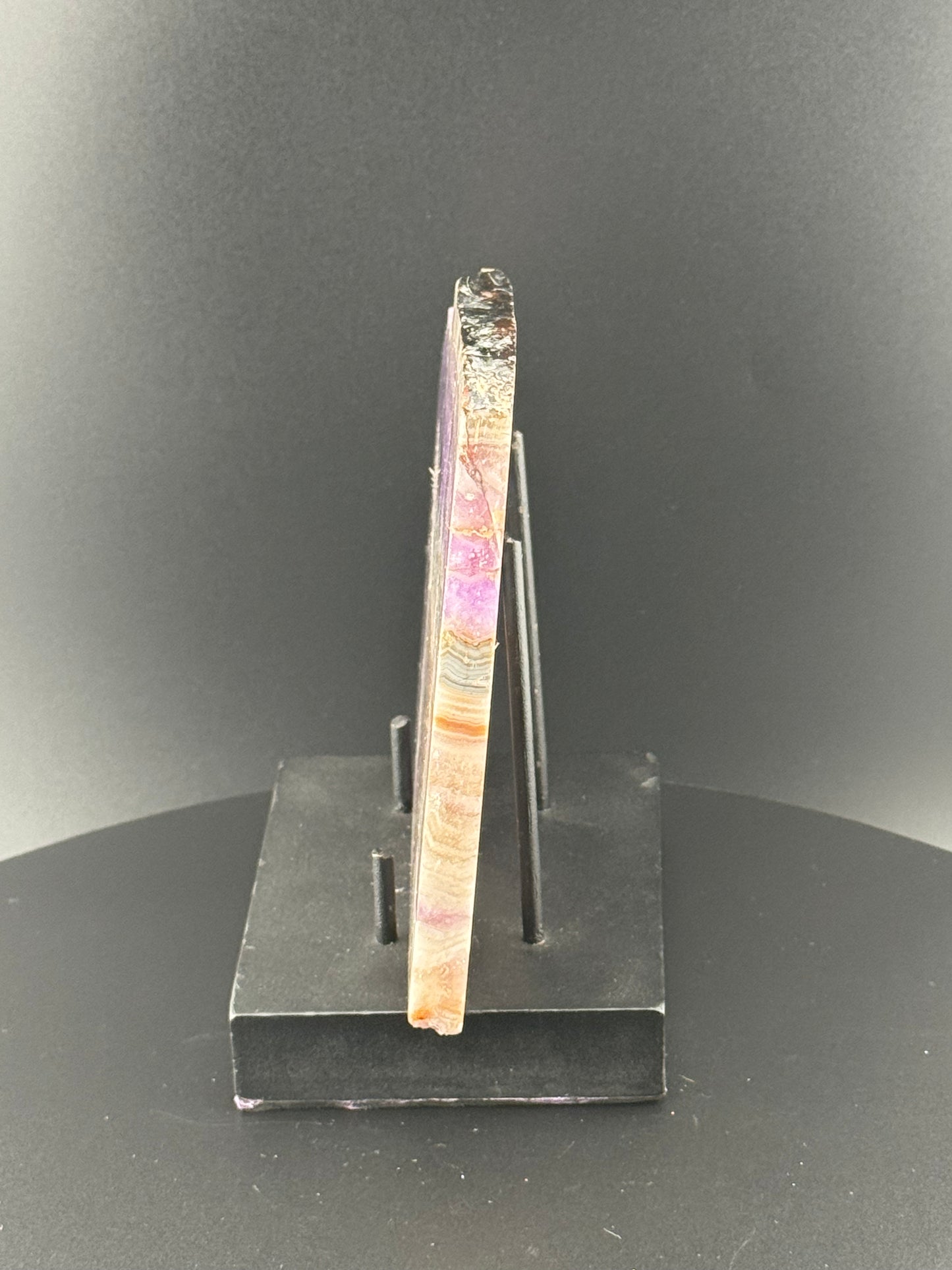 Chevron Amethyst Plate
